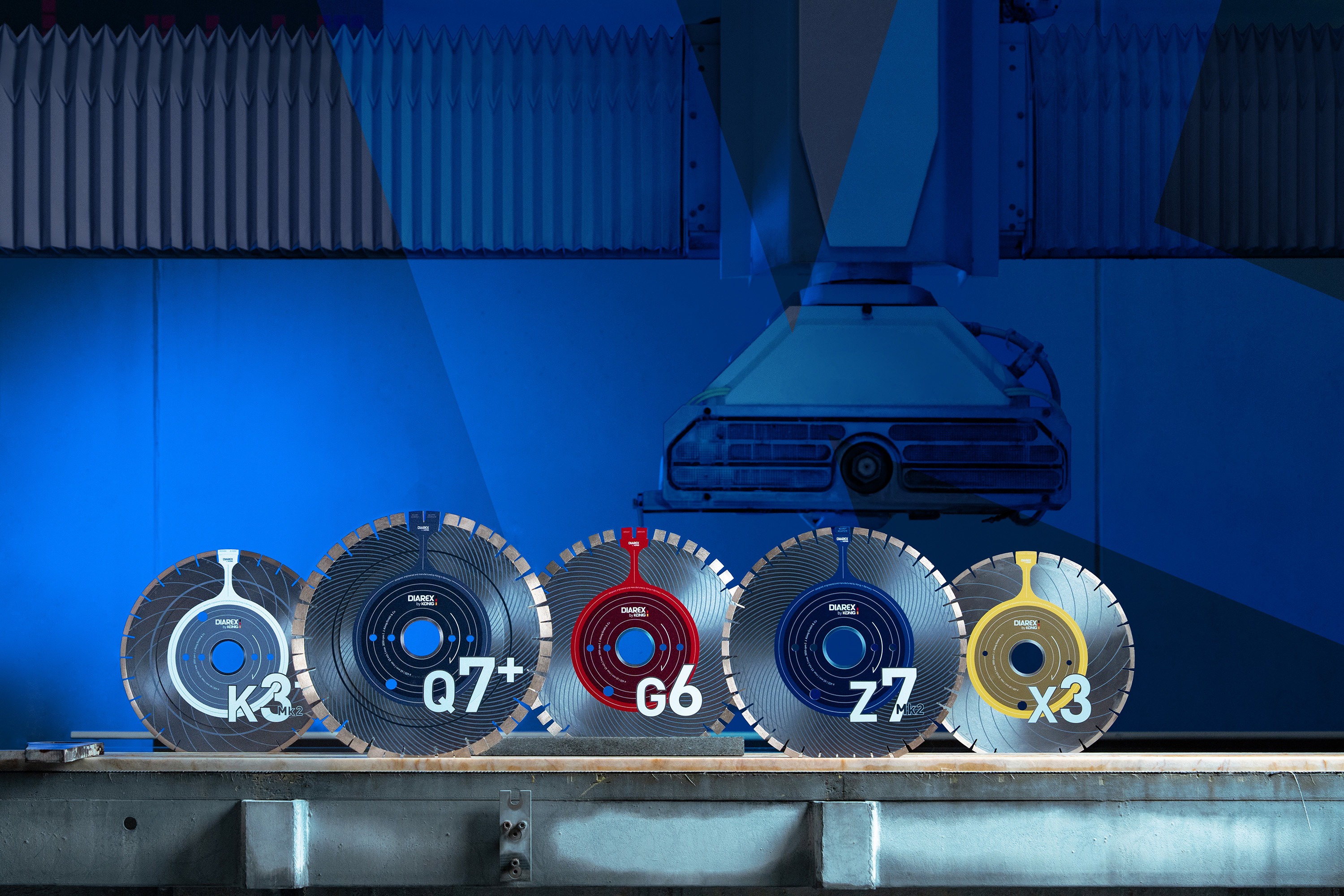 Key Visual Diarex Trennscheiben by König im Set