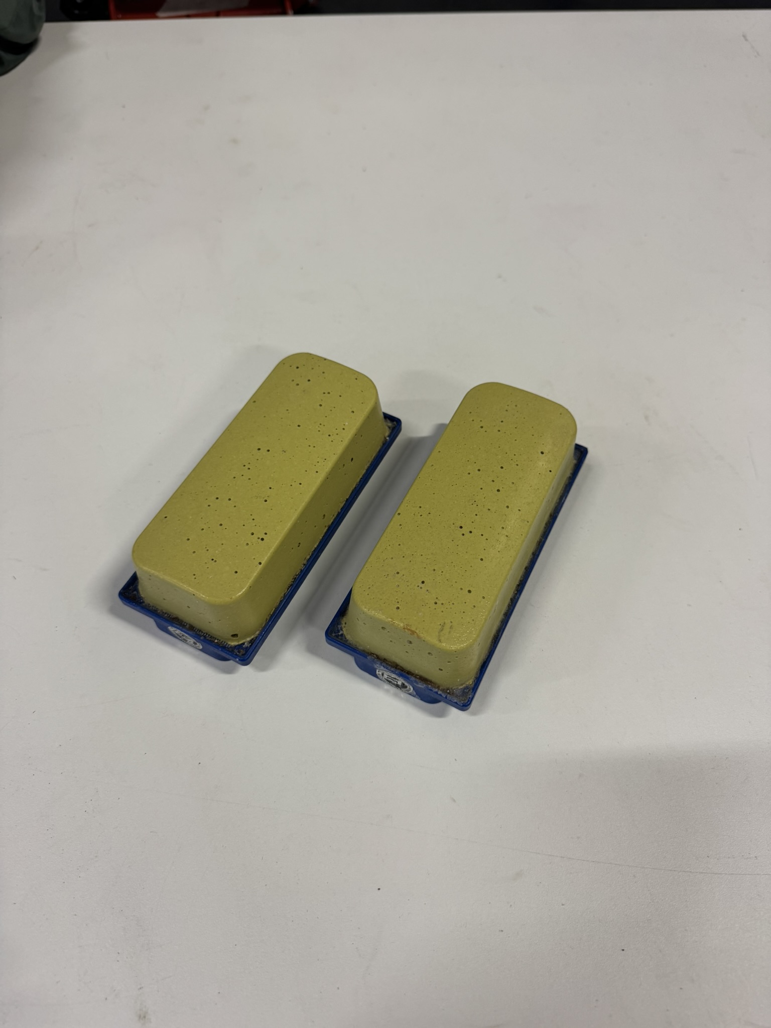 Set: 2x Schleifsegment ADR 140 mm Form Fickert | Korn 3000 (gebraucht)