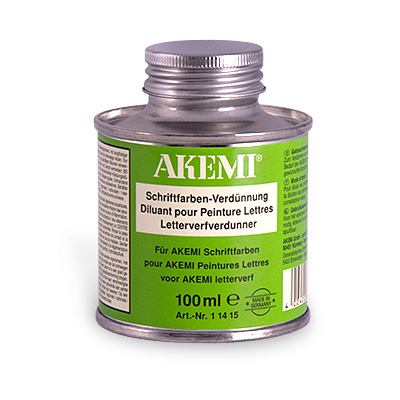 Akemi Schriftfarben-Verdünnung 100 ml