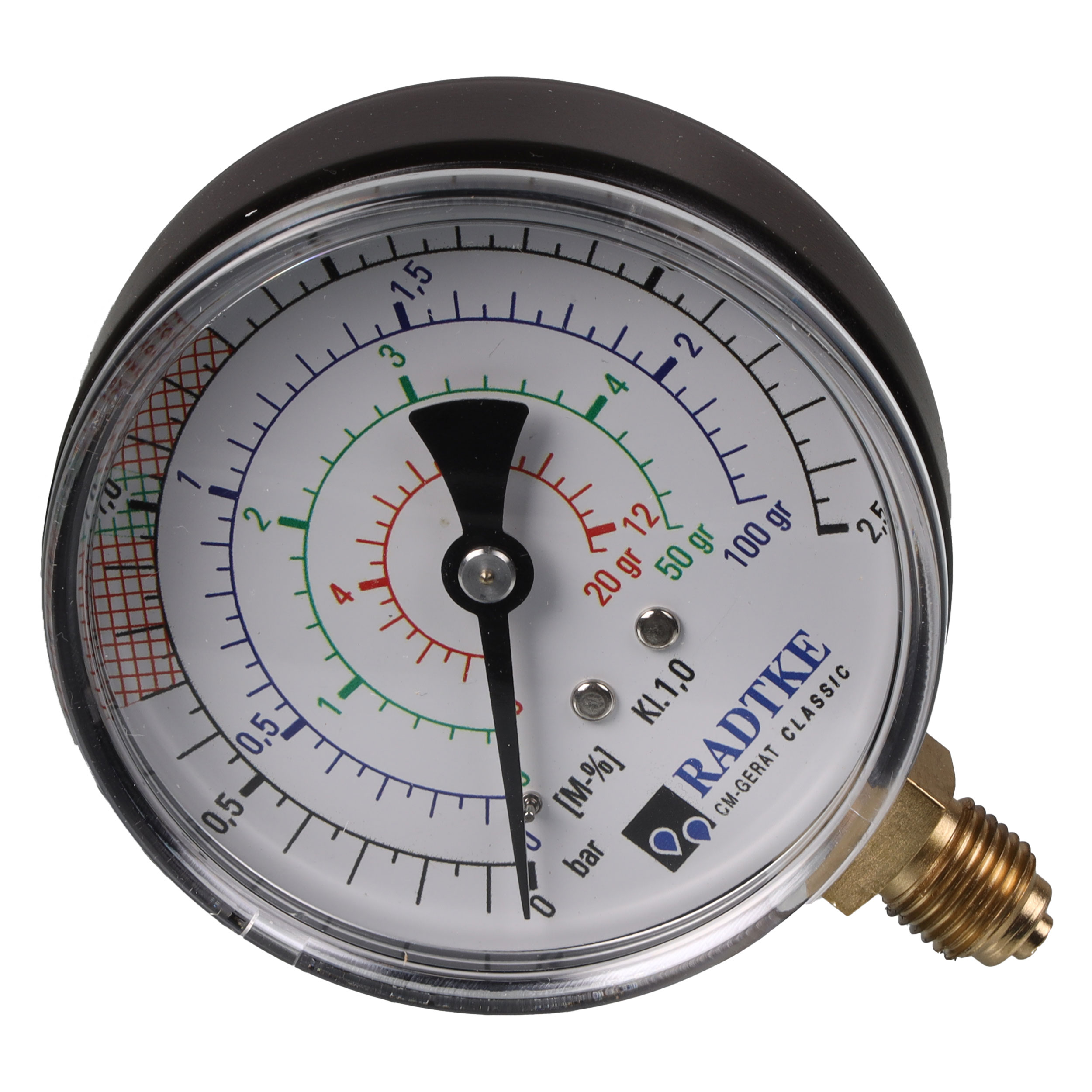 Manometer für CM-Feuchtemeßgerät