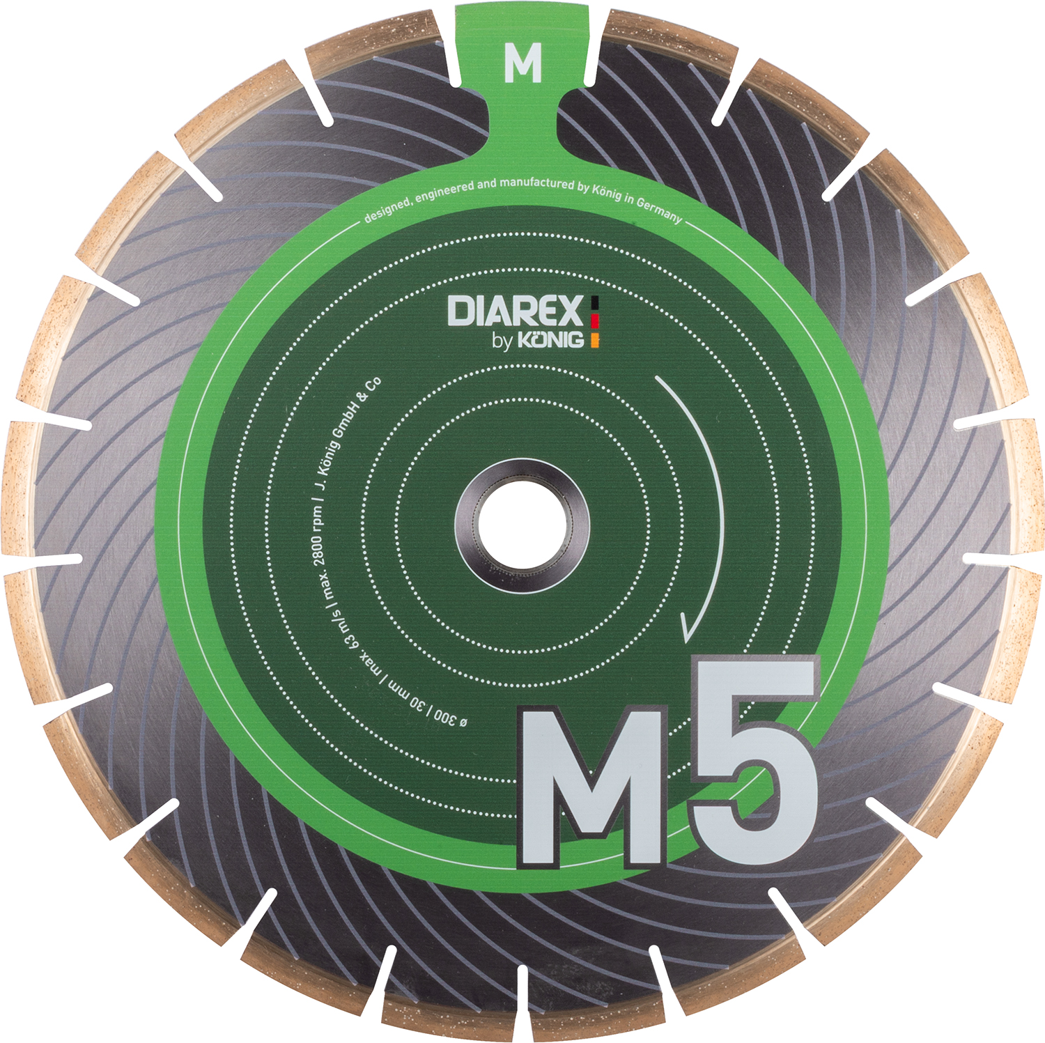 DIAREX Trennscheibe M5 ø 300 mm | Bohrung 30/25,4 mm