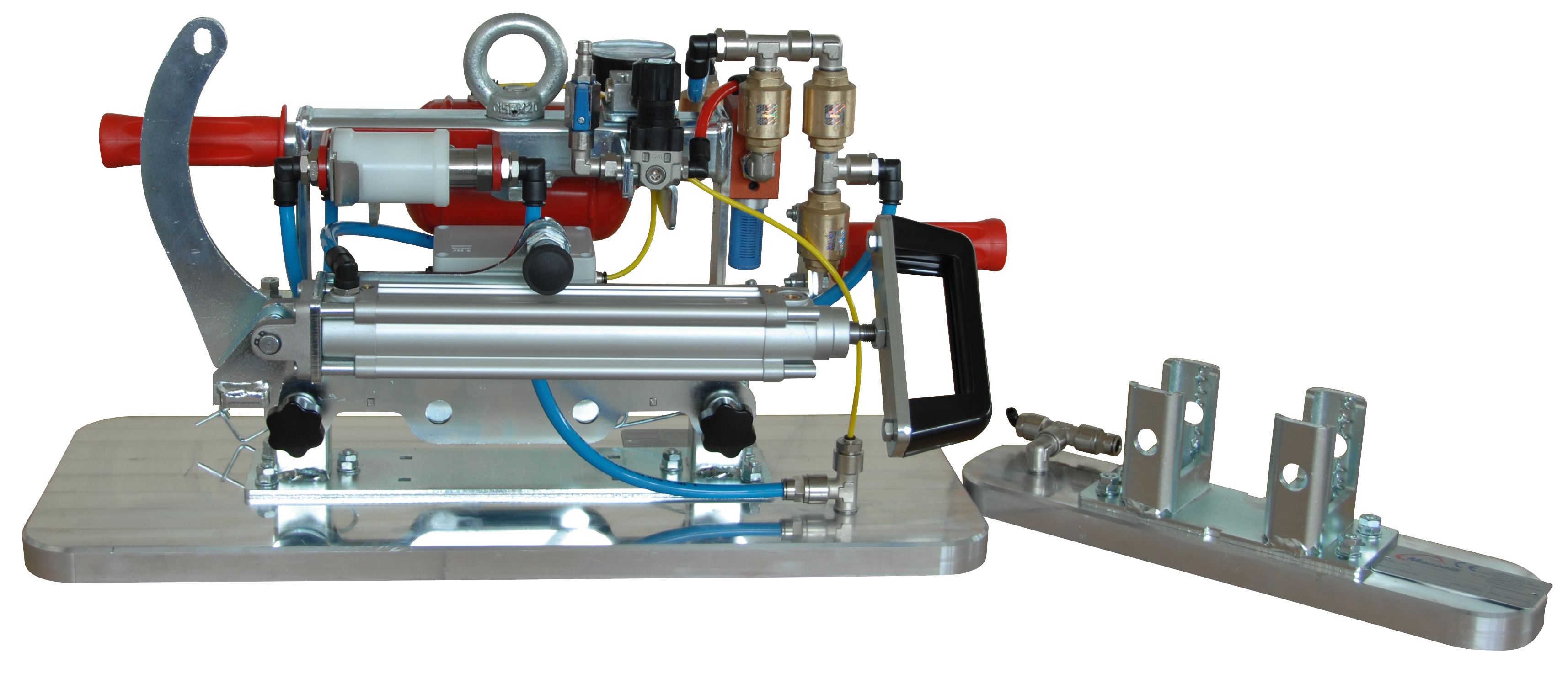 Manzelli Vakuumheber Basic VAM1HP/300 IS mit Handpumpe | wechselbare Saugplatten Manzelli Vakuumheber Basic VAM1HP/300 IS mit Handpumpe | wechselbare Saugplatten