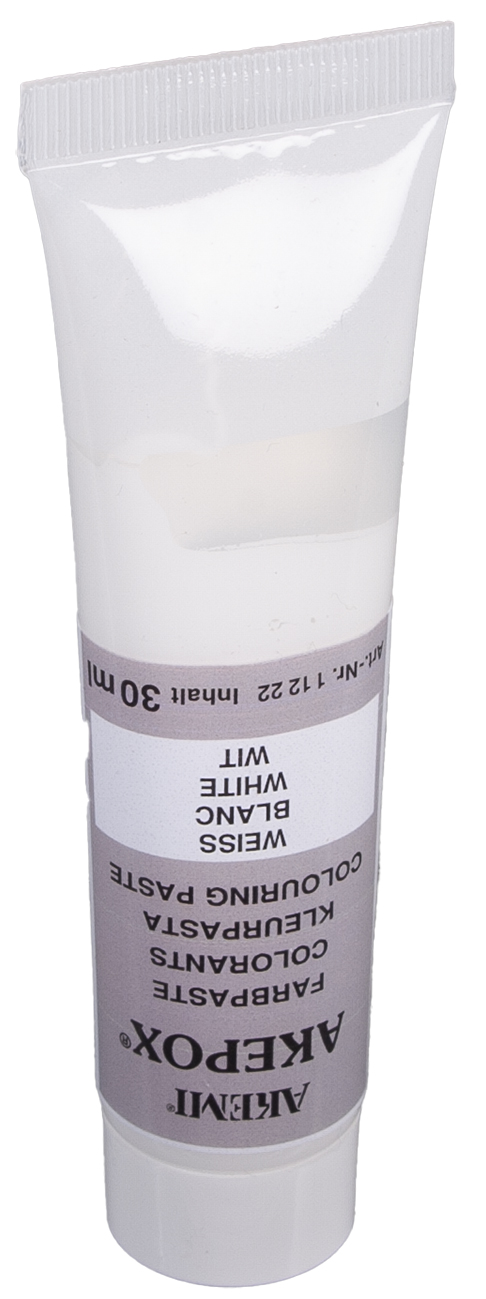 Akemi AKEPOX® Farbpaste für Epoxy | weiss | 30 ml Akemi AKEPOX® Farbpaste für Epoxy | weiss | 30 ml