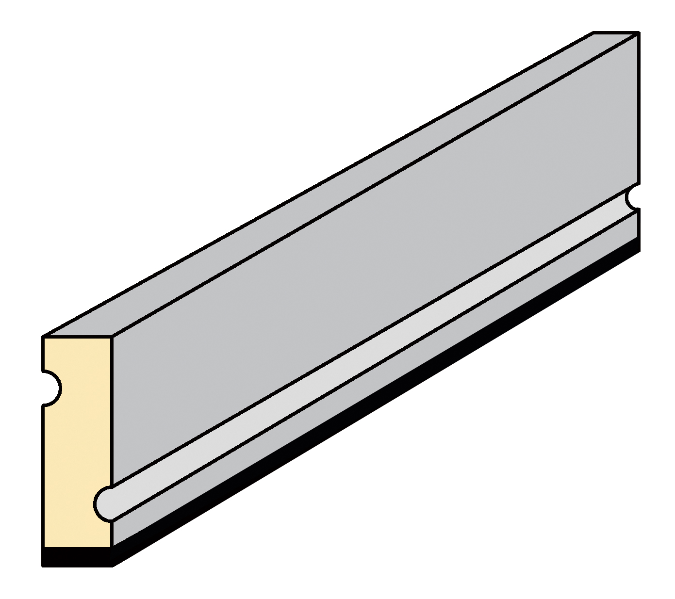 Fiberglasstab Carbon | 10x3 mm