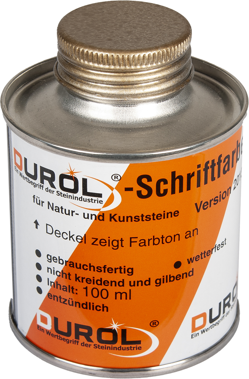 Durol Schriftfarbe 100 ml | Gold Durol Schriftfarbe 100 ml | Gold