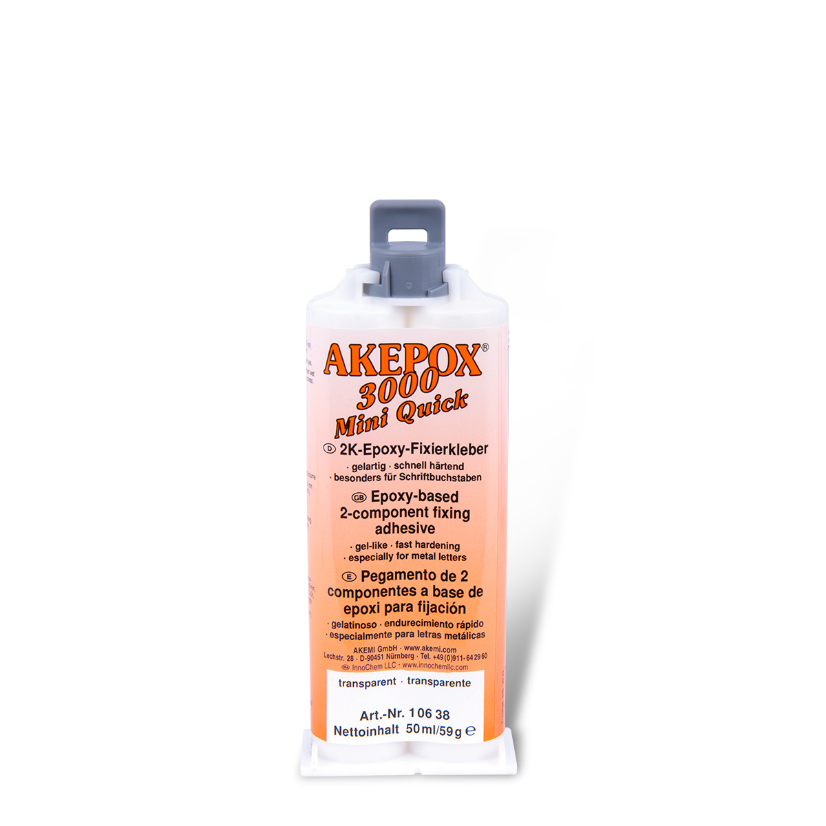 Akemi AKEPOX® 3000 Miniquick | transparent | 50ml Akemi AKEPOX® 3000 Miniquick | transparent | 50ml