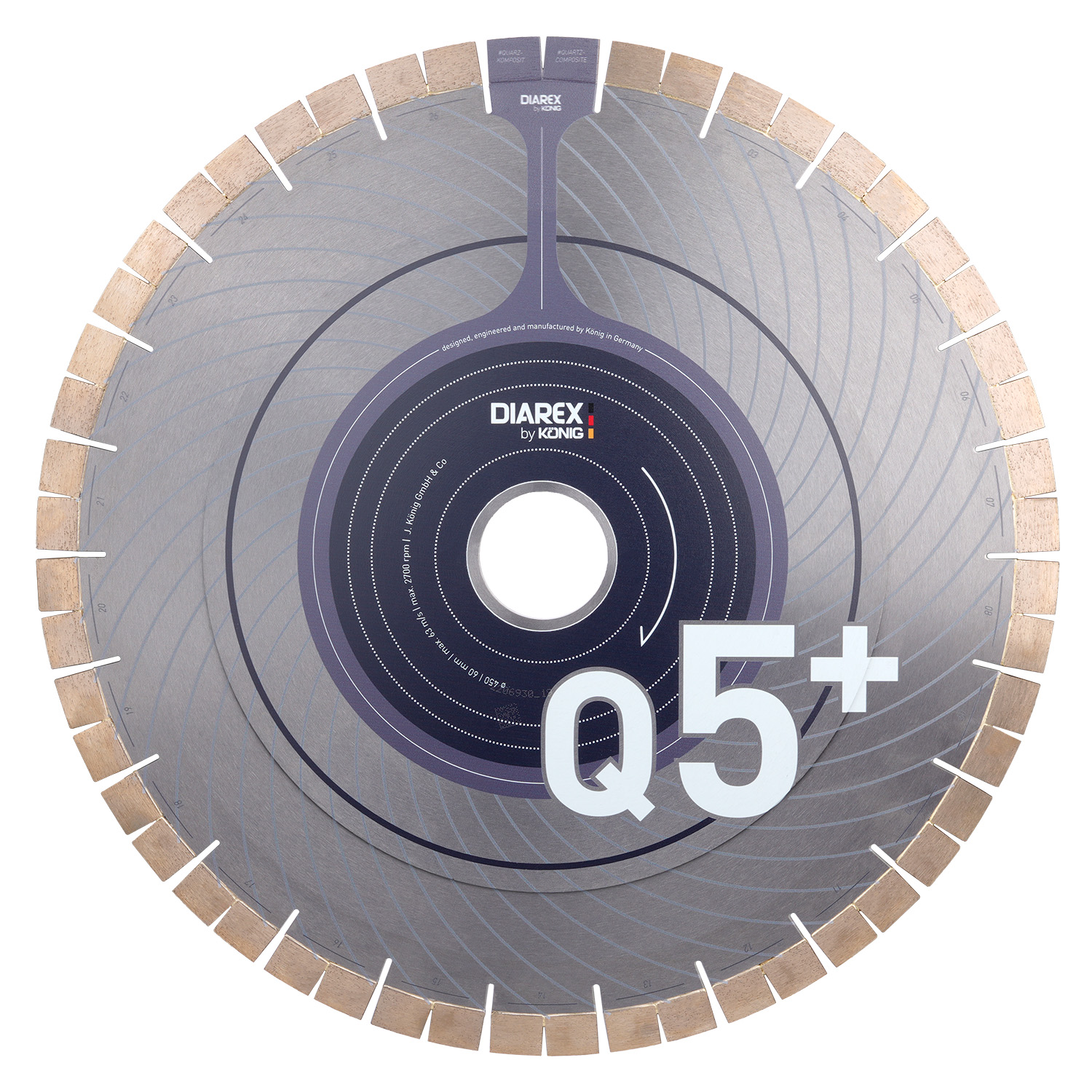 DIAREX Trennscheibe Q5 Plus ø 450 mm | Bohrung 60 mm