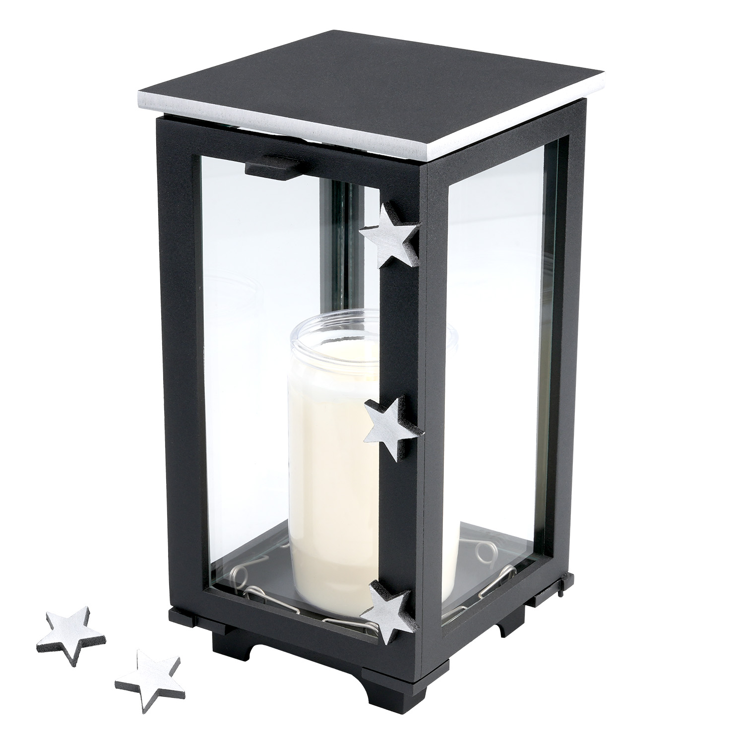 Laterne 01010 | Aluminium | dunkelgrau | 23 cm Laterne 01010 | Aluminium | dunkelgrau | 23 cm