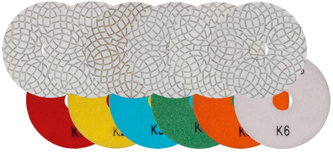 DIAREX Schleifbelag Hybrid-starr ø 100 mm | Set