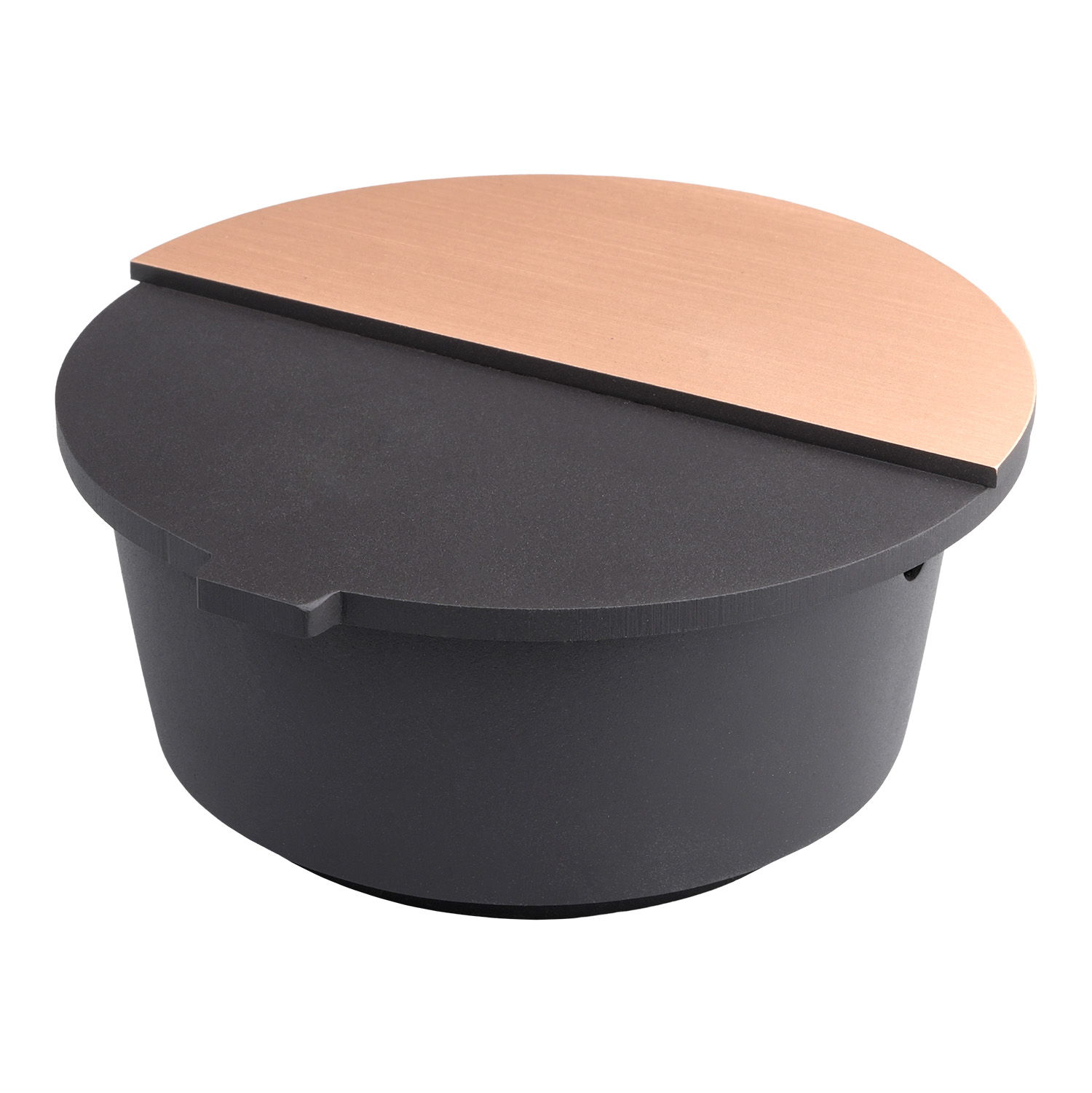 Weihwasserbecken | 01007 | Bronze | dunkelgrau | ø 11 cm