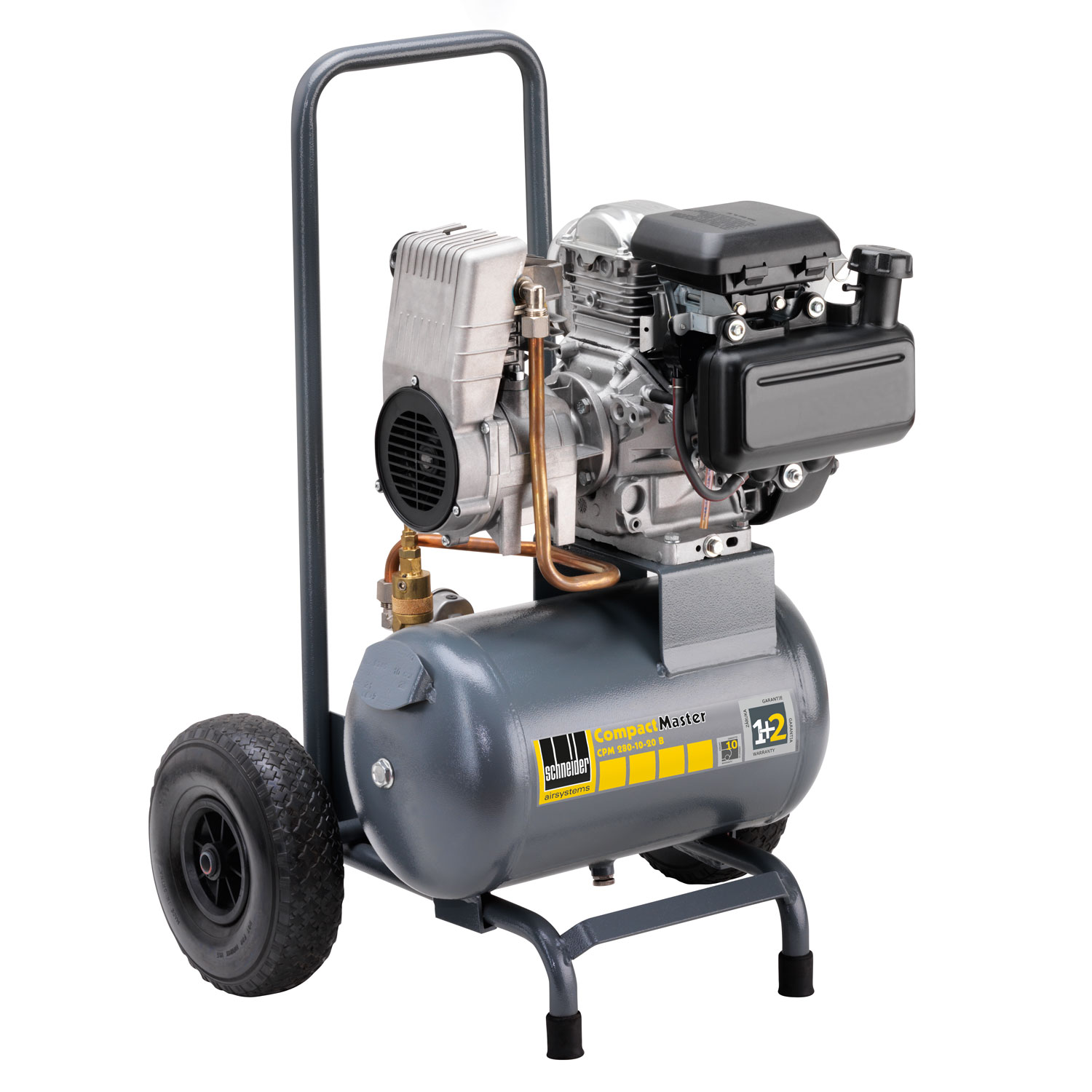 Schneider mobiler Benzin Kolbenkompressor 3kW Schneider mobiler Benzin Kolbenkompressor 3kW