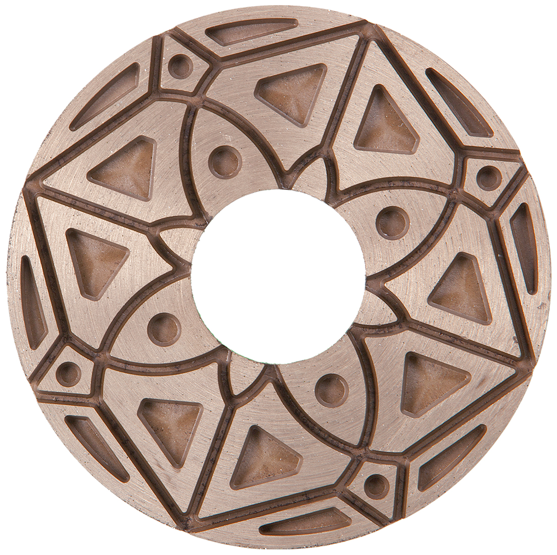 DIAREX Kantenschleifbelag KS-Edge-Copper ø 130 mm | Korn 30 | Klett