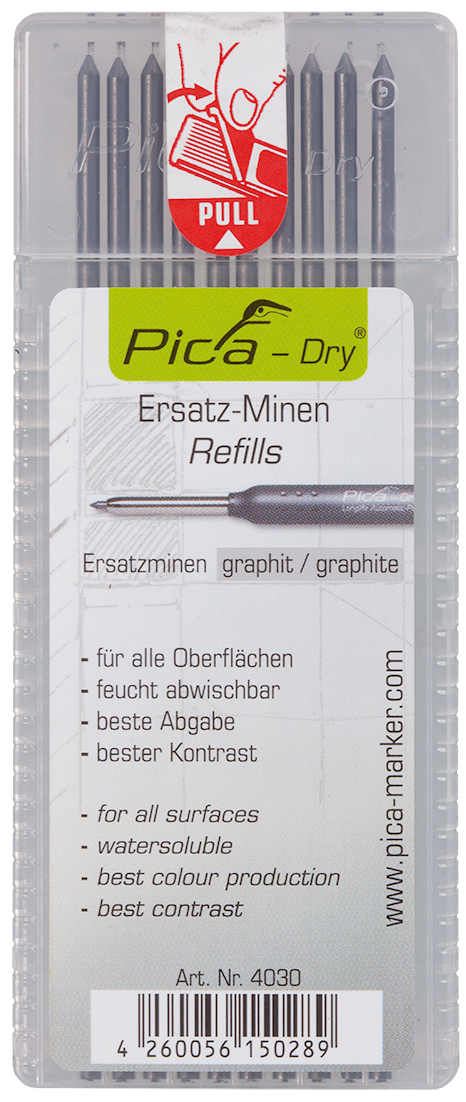 Ersatzminen Pica Dry Marker | Graphite Ersatzminen Pica Dry Marker | Graphite