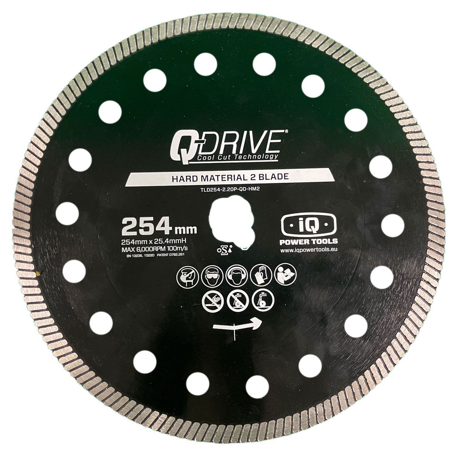 Trennscheibe Granit und Feinsteinzeug Q-Drive ø 254 mm | HM2