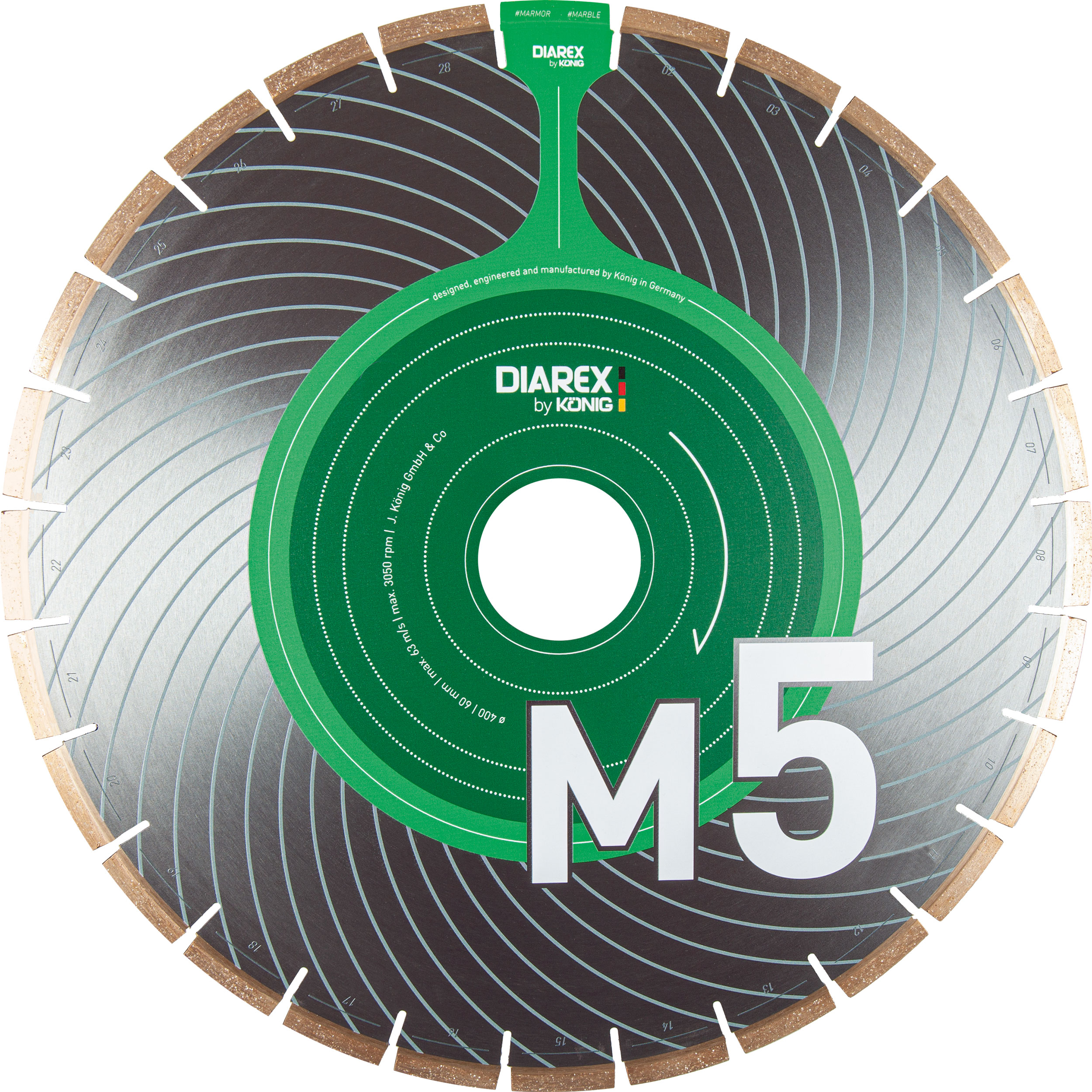 DIAREX blade M5 ø 250 mm | borehole 30 mm DIAREX blade M5 ø 250 mm | borehole 30 mm