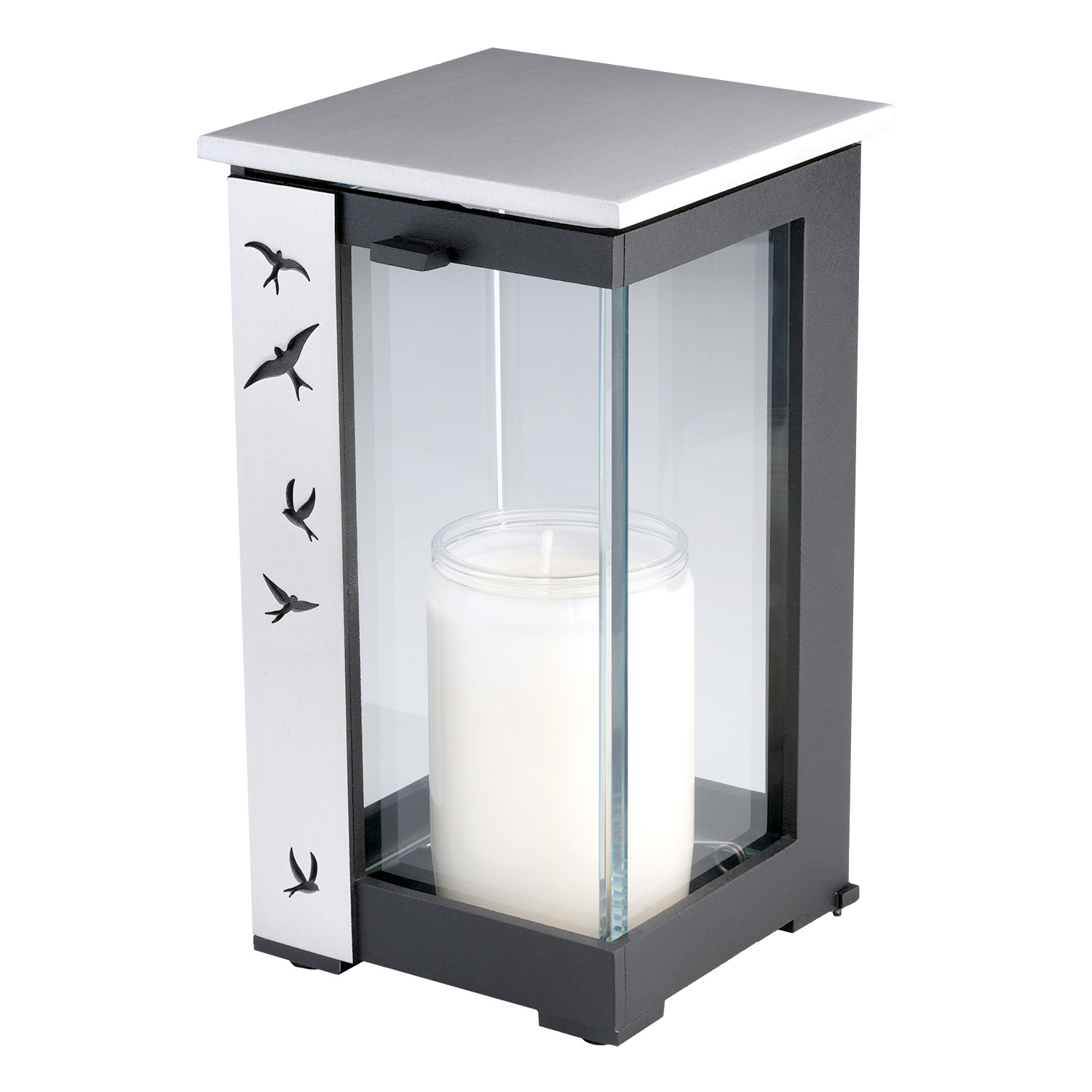 Laterne 01009 | Aluminium | dunkelgrau | 23 cm Laterne 01009 | Aluminium | dunkelgrau | 23 cm