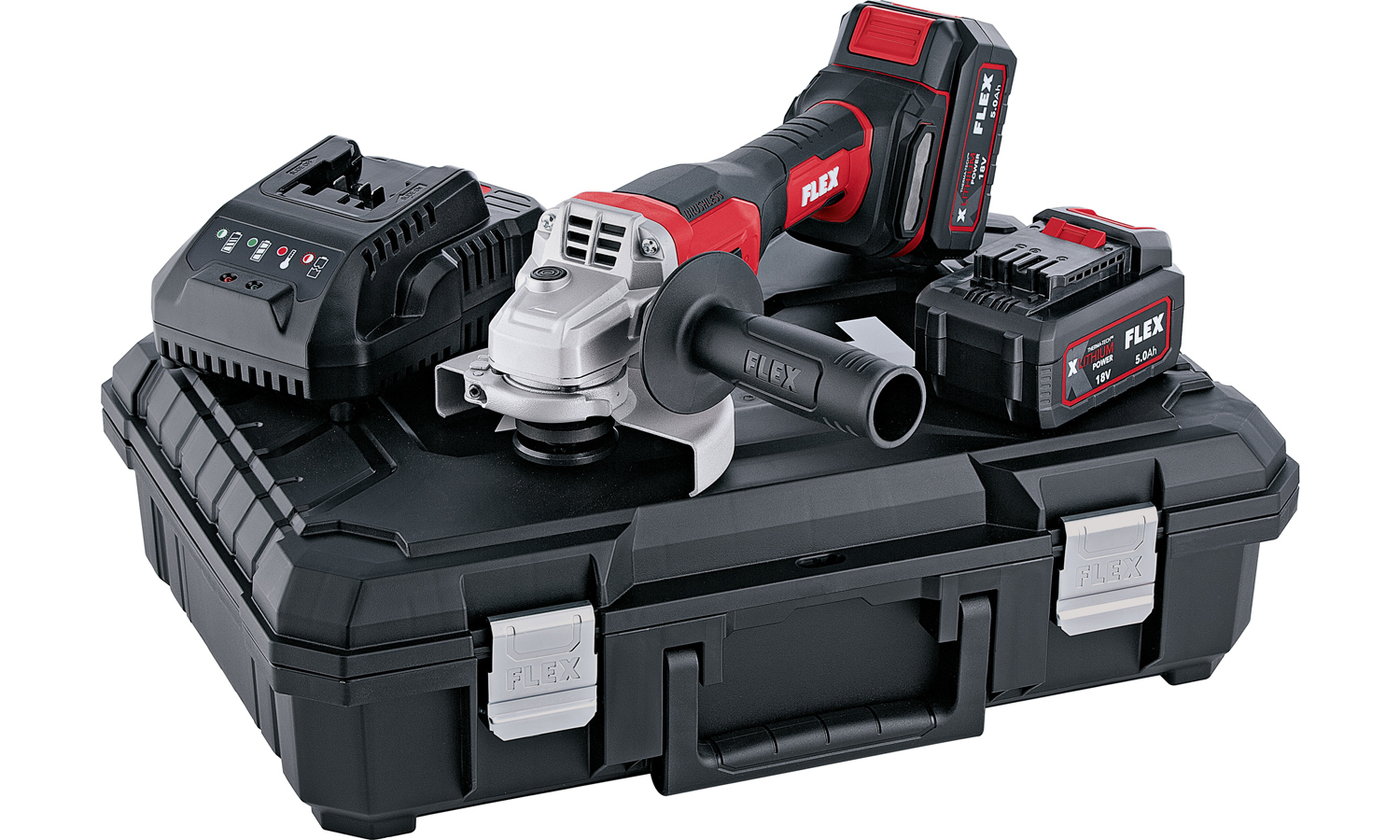 FLEX Akku-Winkelschleifer L125 18.0-EC LD set bürstenloser Motor FLEX Akku-Winkelschleifer L125 18.0-EC LD set bürstenloser Motor