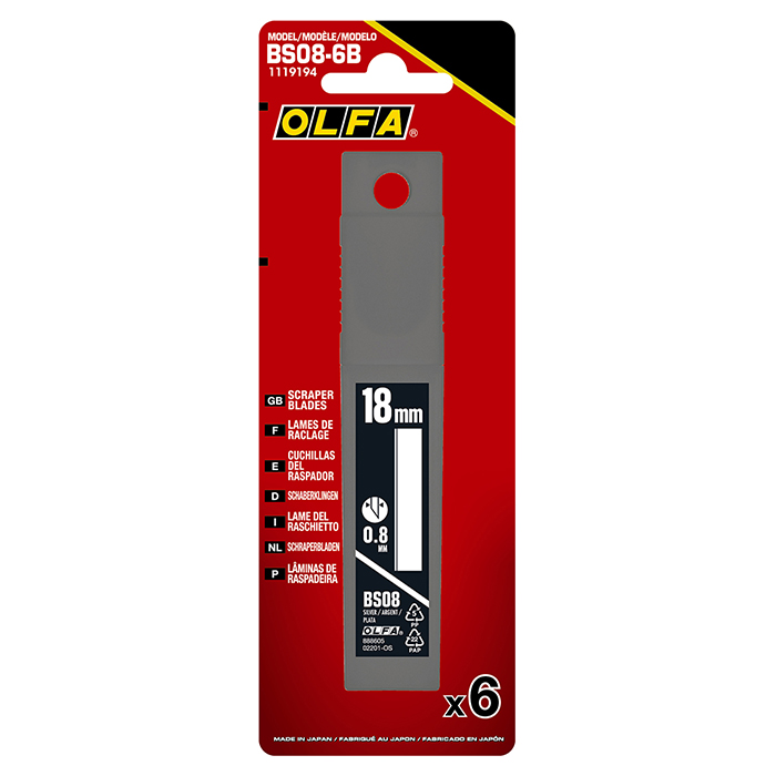 Olfa Schaberklingen 100 mm Olfa Schaberklingen 100 mm