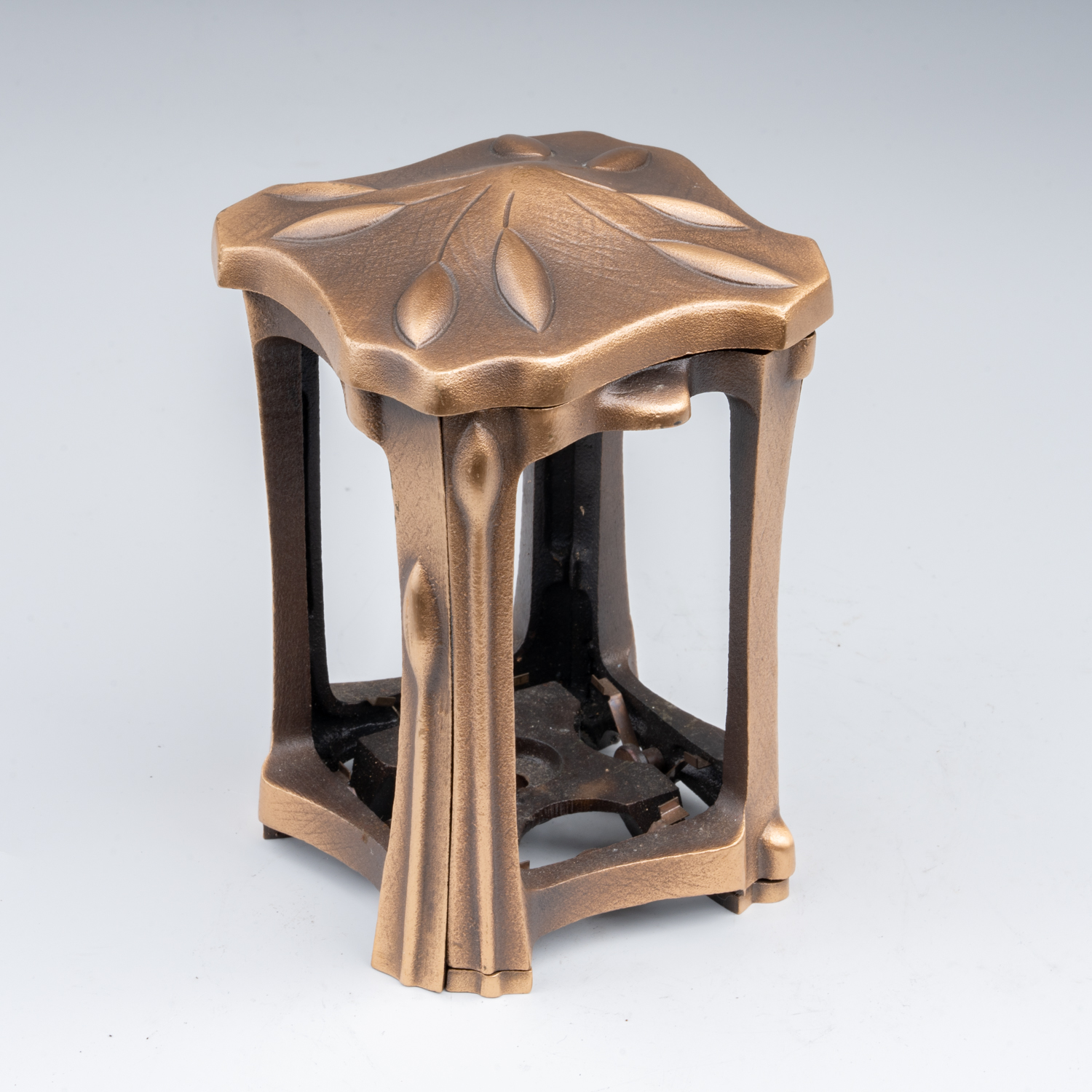 Laterne | Bronze | mittelbraun | 17 cm (gebraucht)