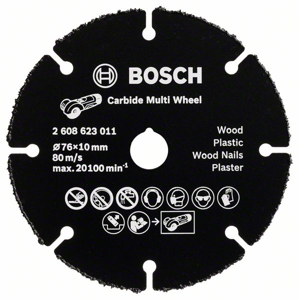 Bosch Professional Carbide Multiwheel ø 76 mm