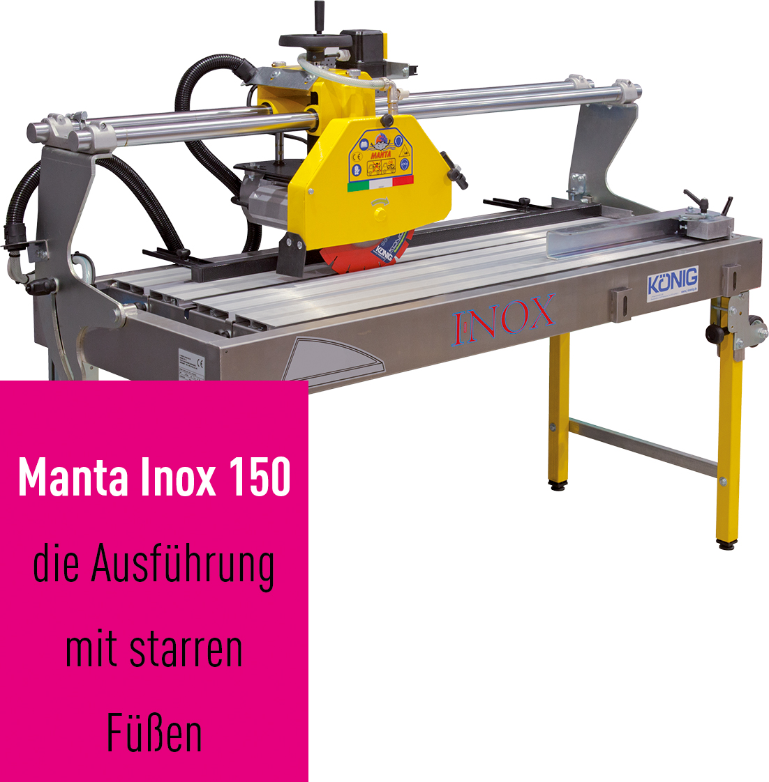 Baustellensäge MANTA INOX 150