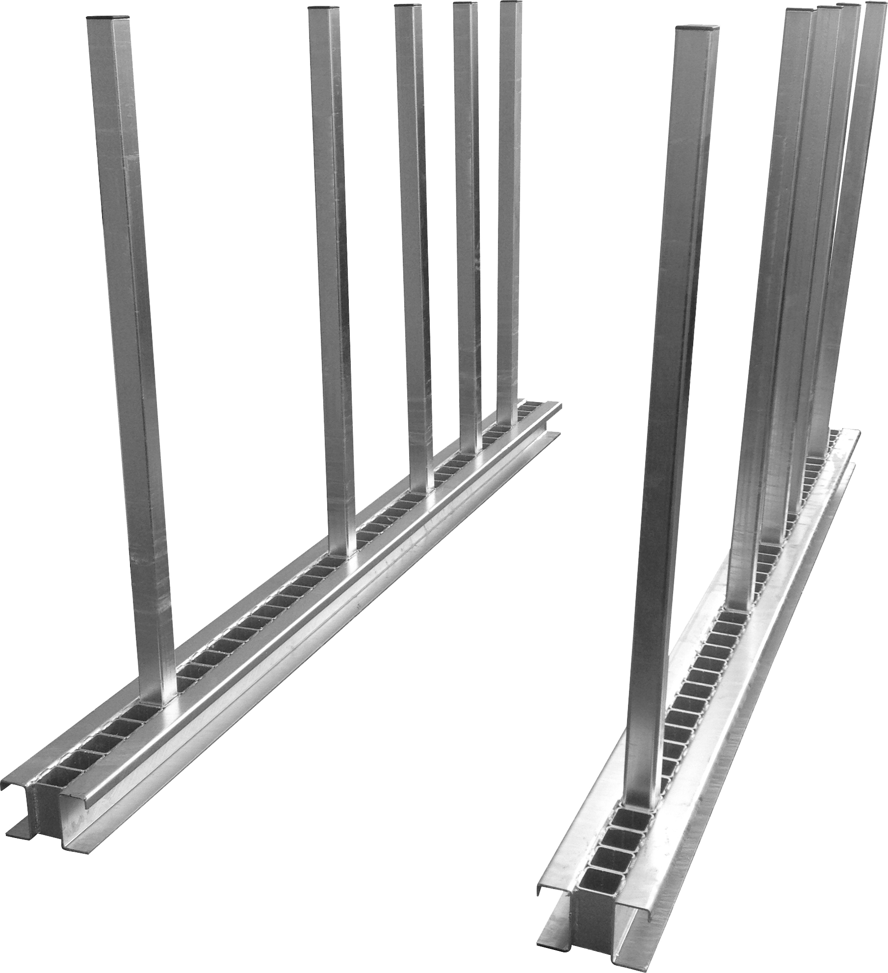 Materialträgergarnitur SOLID verzinkt mit Gummiauflage Materialträgergarnitur SOLID verzinkt mit Gummiauflage