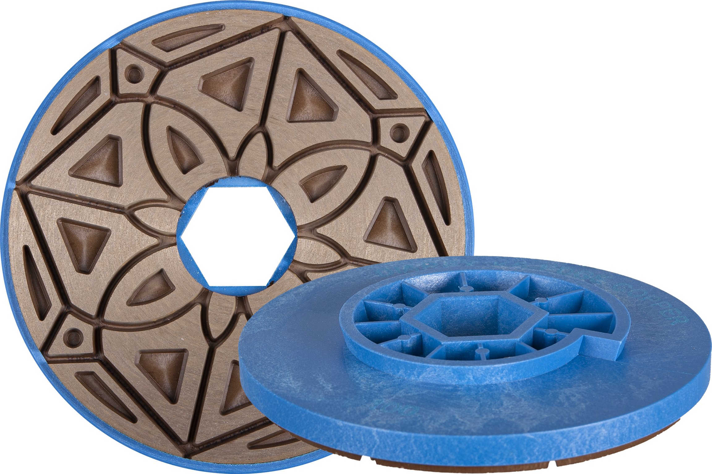 DIAREX Kantenschleifbelag KS-Edge-Copper ø 150 mm | Korn 200 | SV