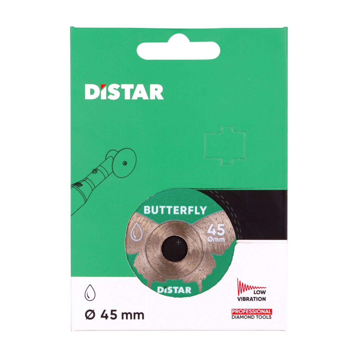 DISTAR Trennscheibe Butterfly ø 45 mm | 0,6 mm | Bohrung 9,8 mm