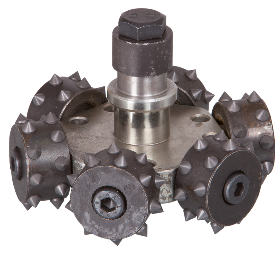 Stockeinrichtung ø 150 mm | 6 Rollen | Grob