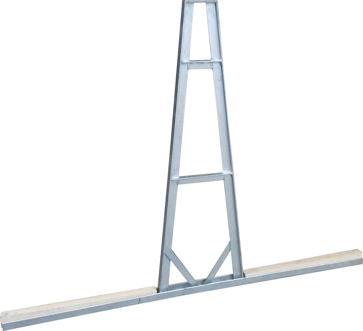 A-Bock verzinkt mit bodenseitger Holzauflage A-Bock verzinkt mit bodenseitger Holzauflage