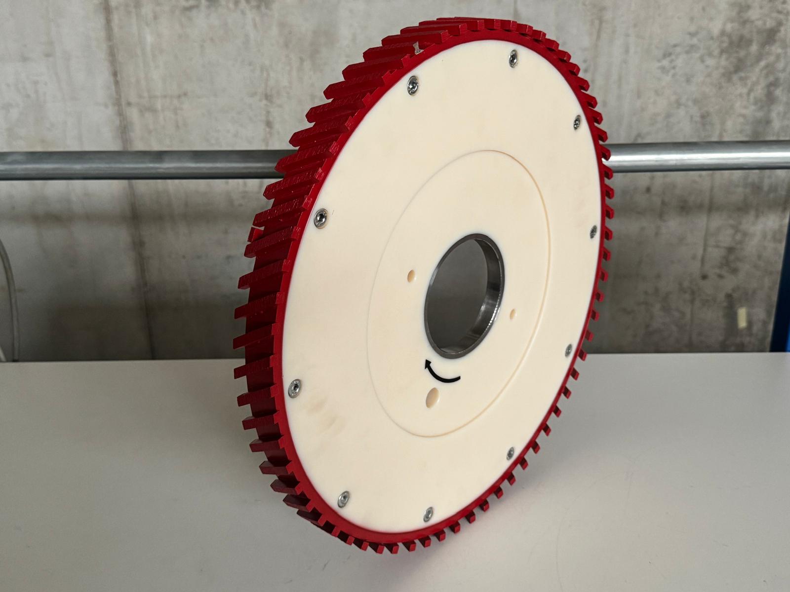 DIAREX Umfangsfräser ø 450 mm | Bohrung ø 100 mm | Fräsbreite 40 mm (Transportschaden)