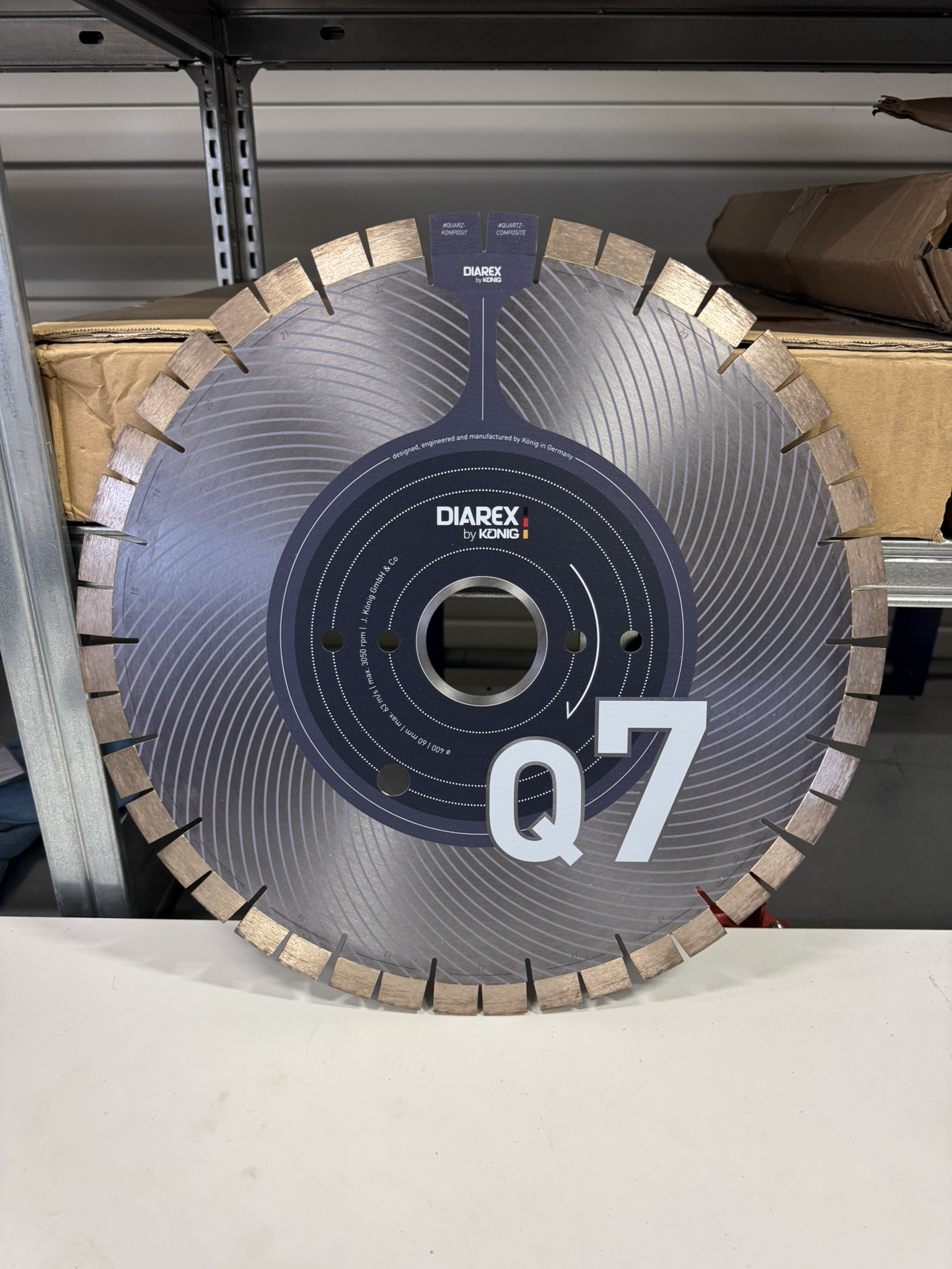 DIAREX Trennscheibe Q7 ø 400 mm | Bohrung 60 mm (gebraucht)