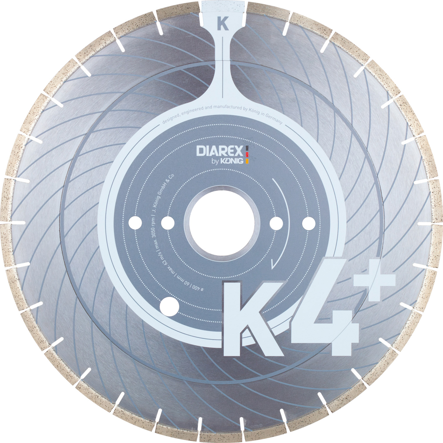 DIAREX Trennscheibe K4 Plus ø 400 mm | Bohrung 60 mm