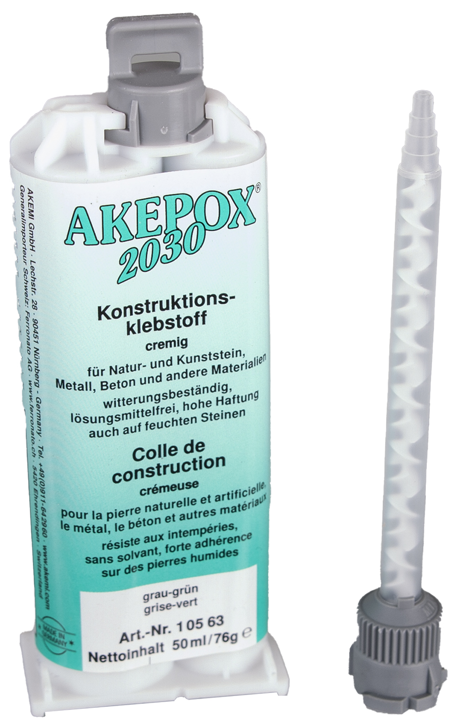Akemi AKEPOX® 2030 | grau-grün | 50 ml Akemi AKEPOX® 2030 | grau-grün | 50 ml