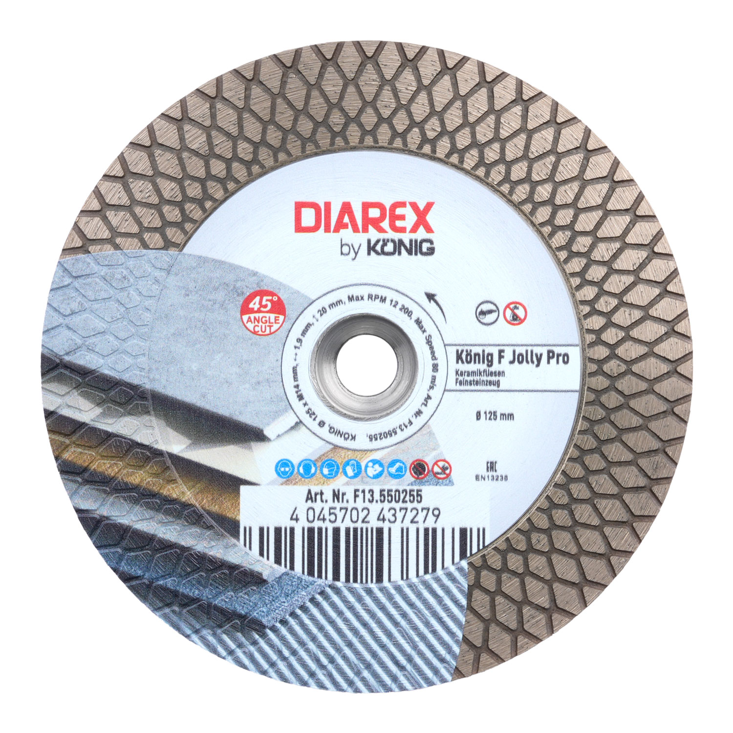 DIAREX Trennscheibe König F Jolly Pro ø125 mm | M14