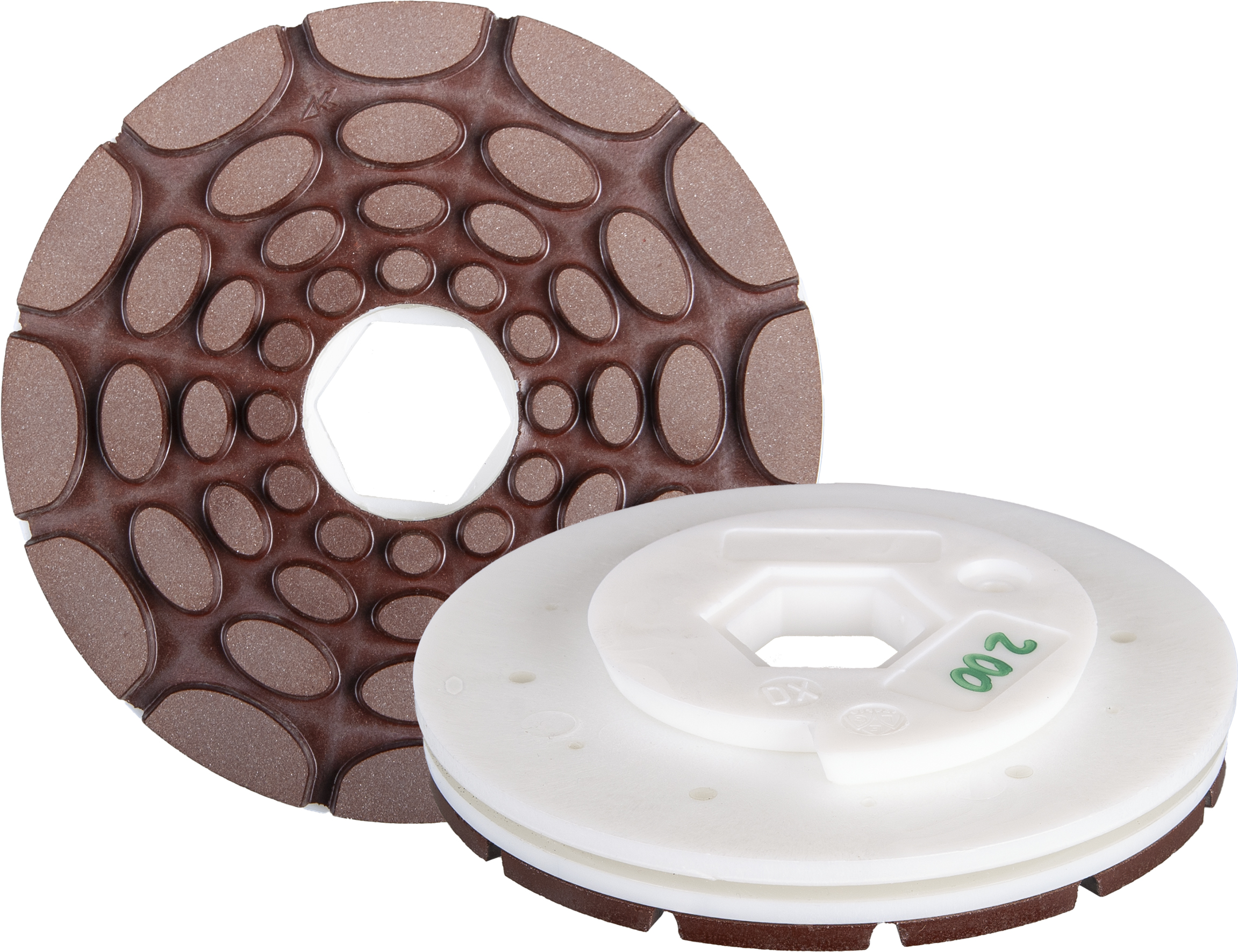 Schleifbelag Twincur EG2 ø 150 mm | Korn 200 | SV-Flex