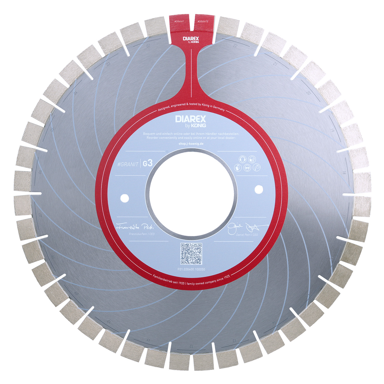 DIAREX blade G3 ø 400 mm | borehole 100 mm