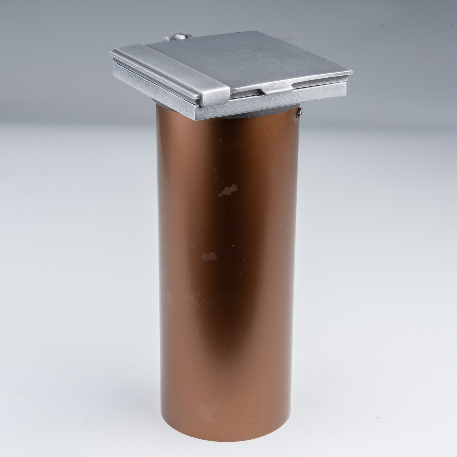 Vasenkranz mit Streifen | Aluminium | Sondertönung mittel | 12 x 11,5 cm (gebraucht)