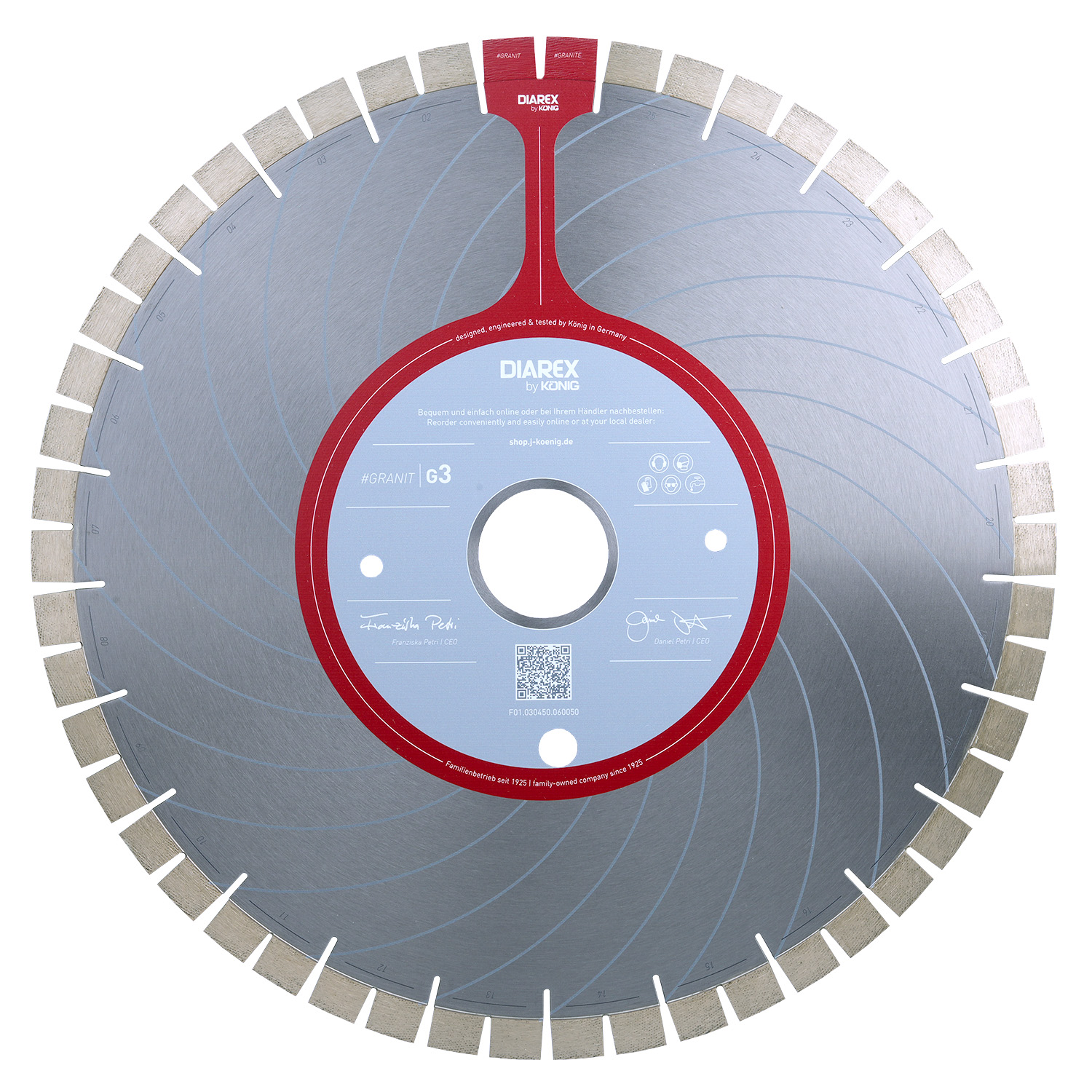 DIAREX Trennscheibe G3 ø 450 mm | Bohrung 60 mm