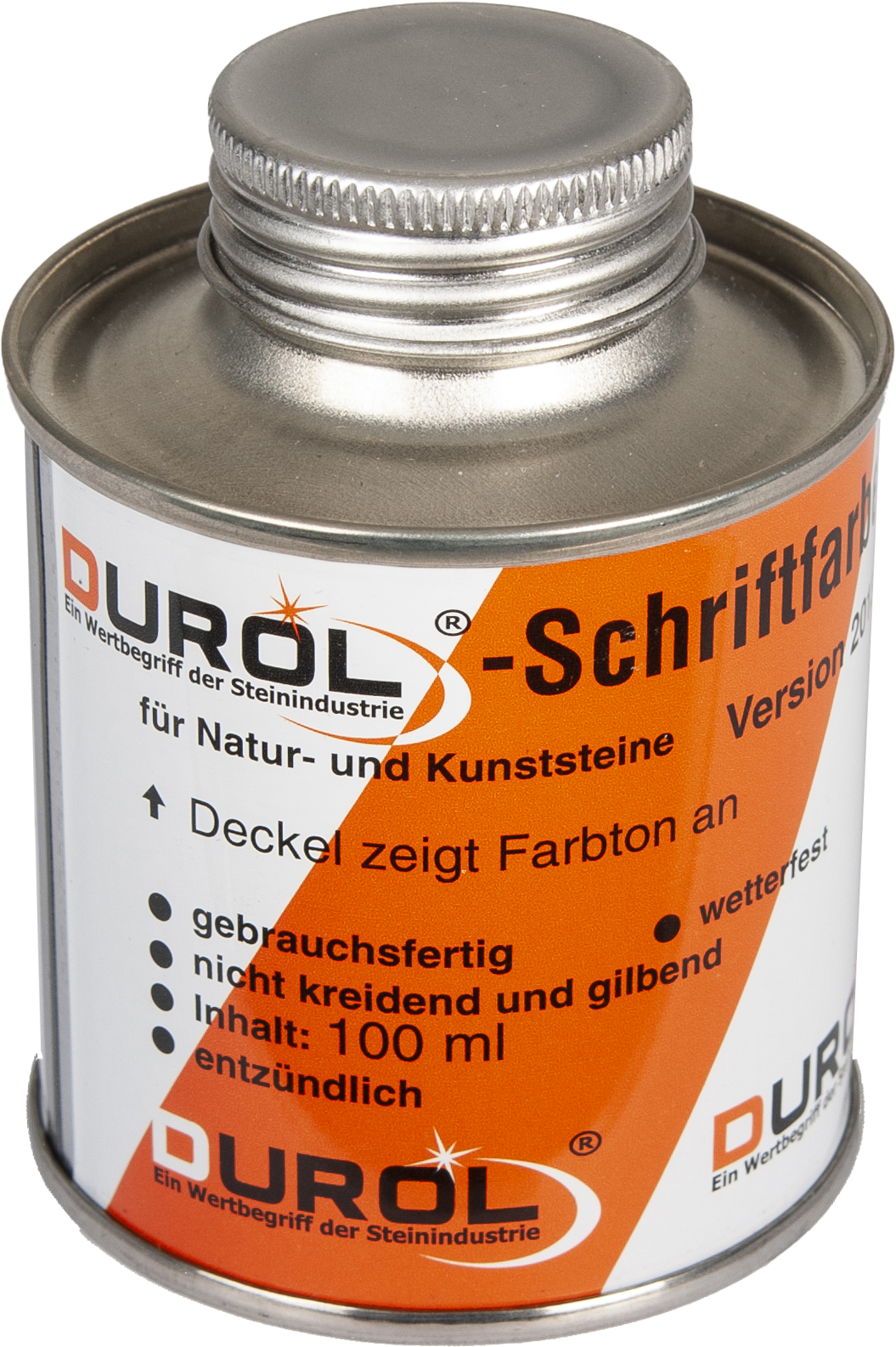 Durol Schriftfarbe 100 ml | Silber