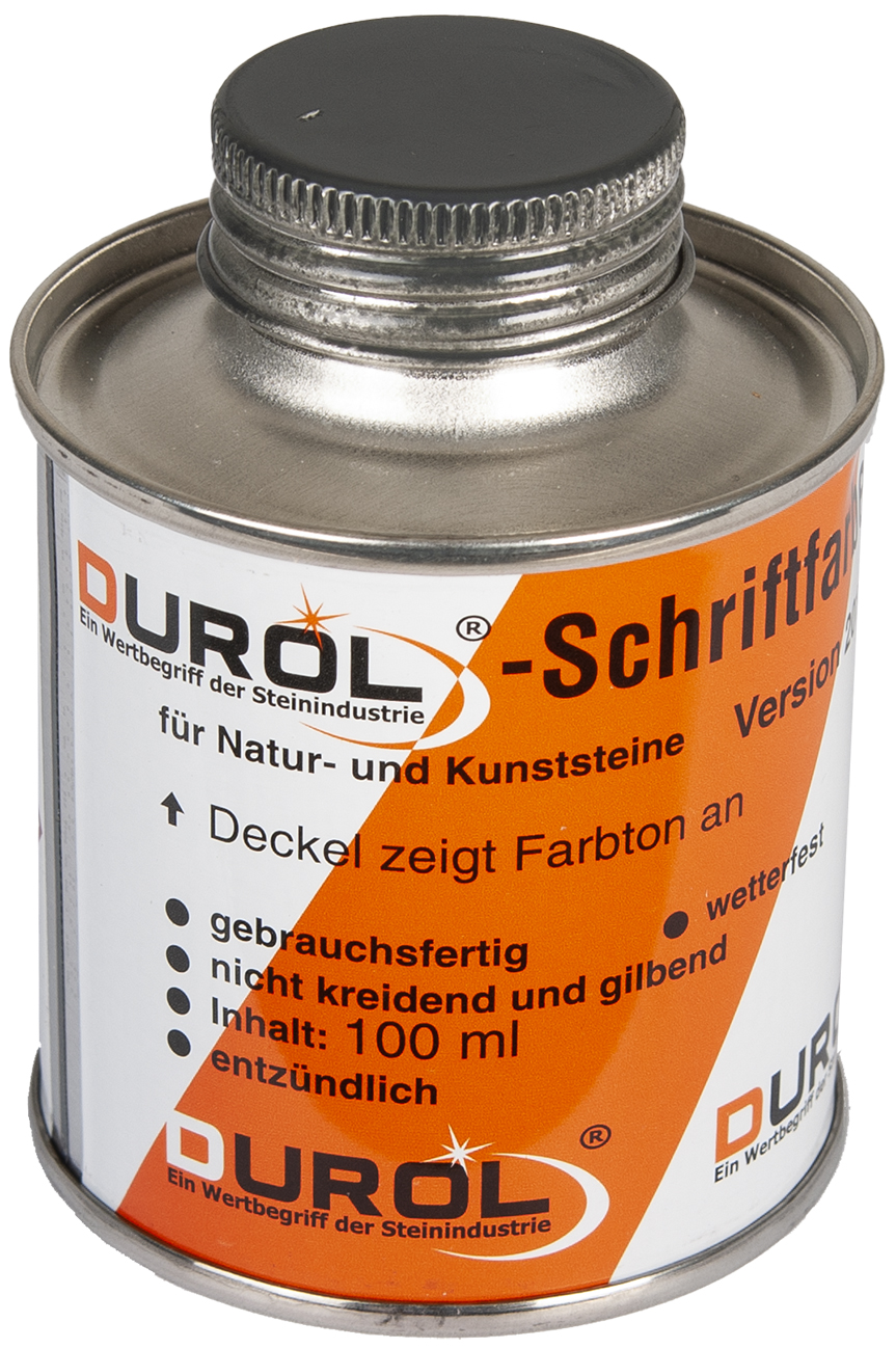 Durol Schriftfarbe 100 ml | Anthrazit Durol Schriftfarbe 100 ml | Anthrazit