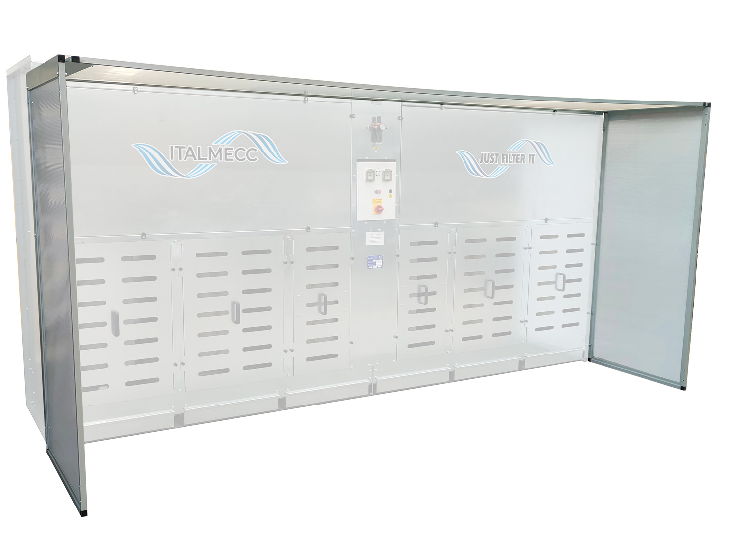 Luftleitschild mit Tiefe 1 m an der Vorderseite zur Verstärkung der Sogwirkung für Air Domino 230 Luftleitschild mit Tiefe 1 m an der Vorderseite zur Verstärkung der Sogwirkung für Air Domino 230