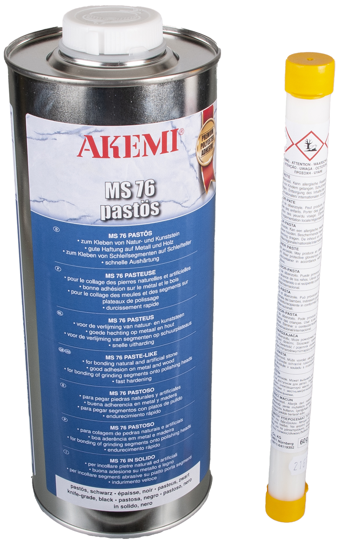Akemi MS 76 | pastös | schwarz | 3 kg