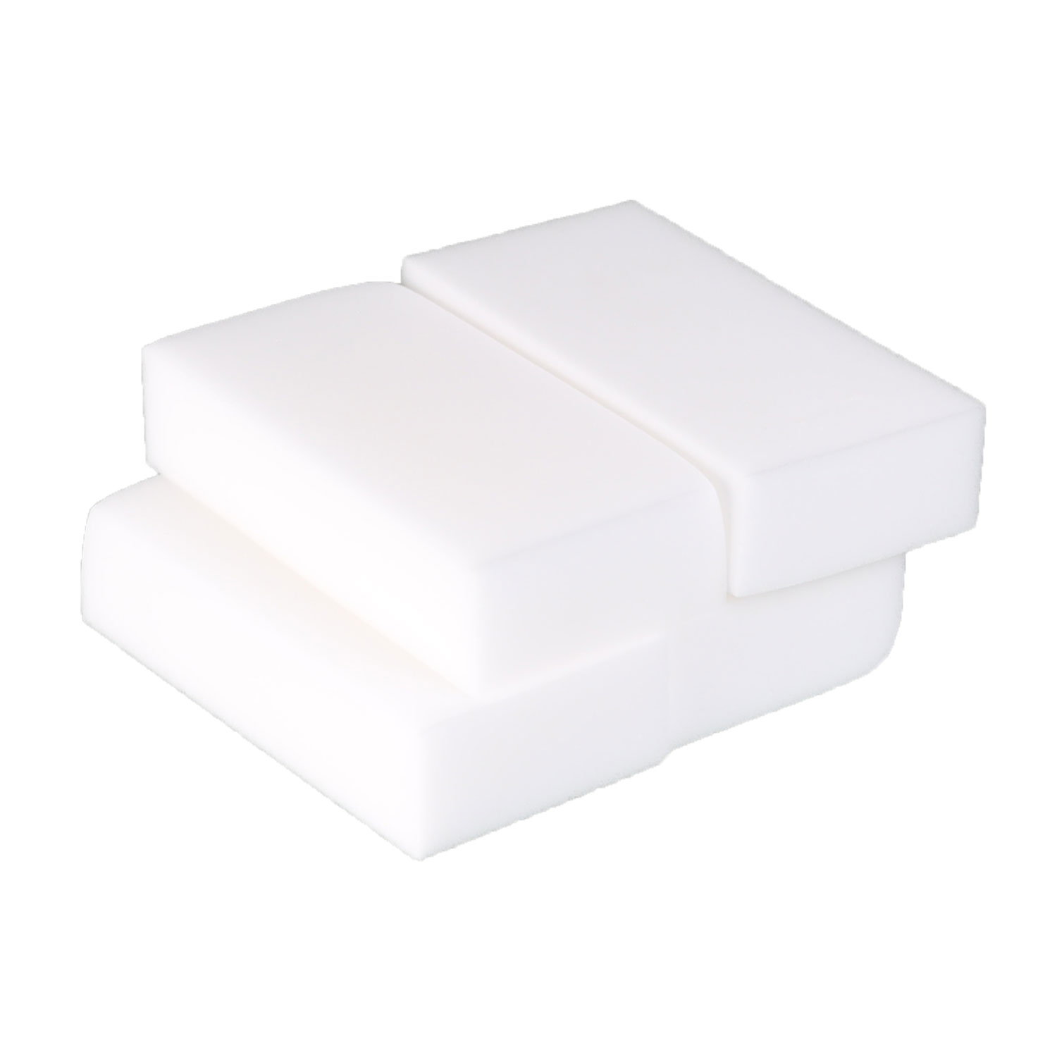 Reinigungsschwamm weiß 140x60x30mm (VE=4St.) Reinigungsschwamm weiß 140x60x30mm (VE=4St.)