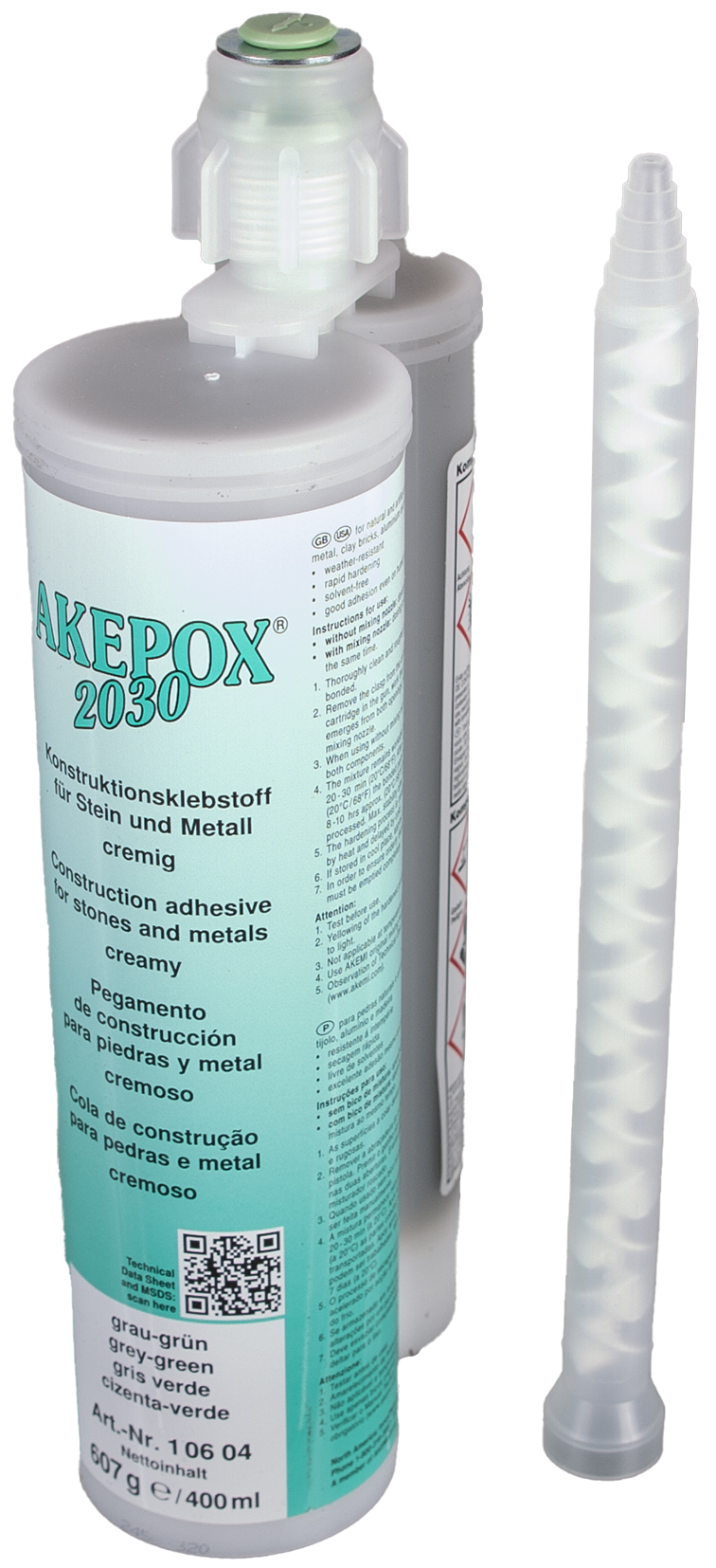 Akemi AKEPOX® 2030 | grau-grün | 400 ml Akemi AKEPOX® 2030 | grau-grün | 400 ml