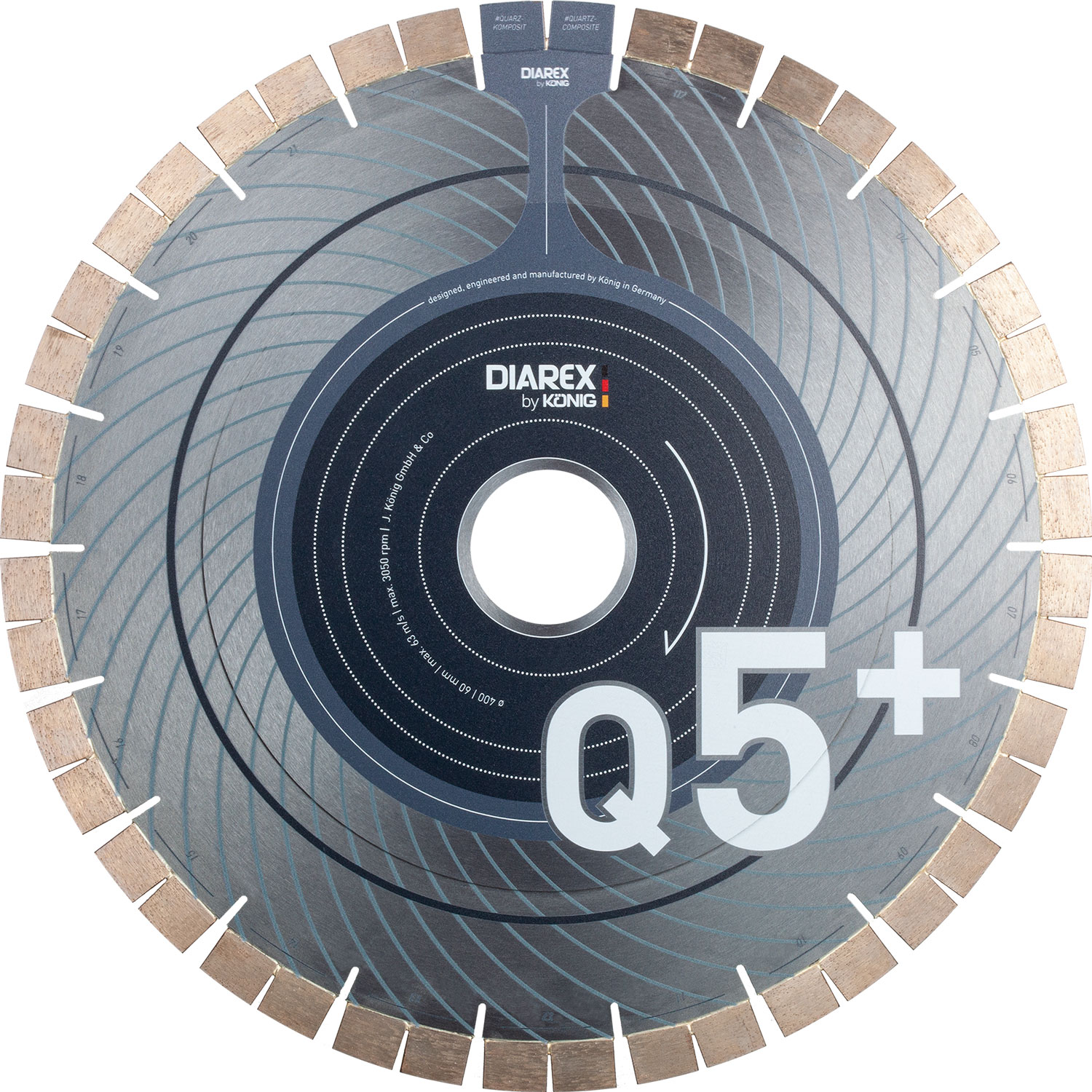DIAREX Trennscheibe Q5 Plus ø 350 mm | Bohrung 60 mm