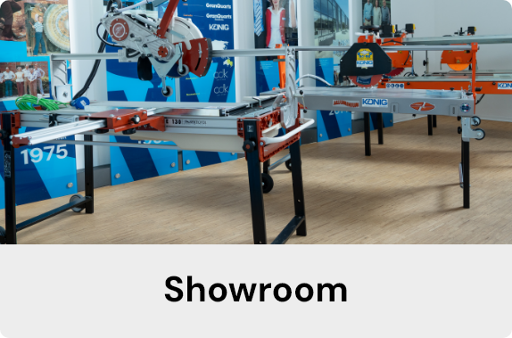 Einblick in den Show Room von König