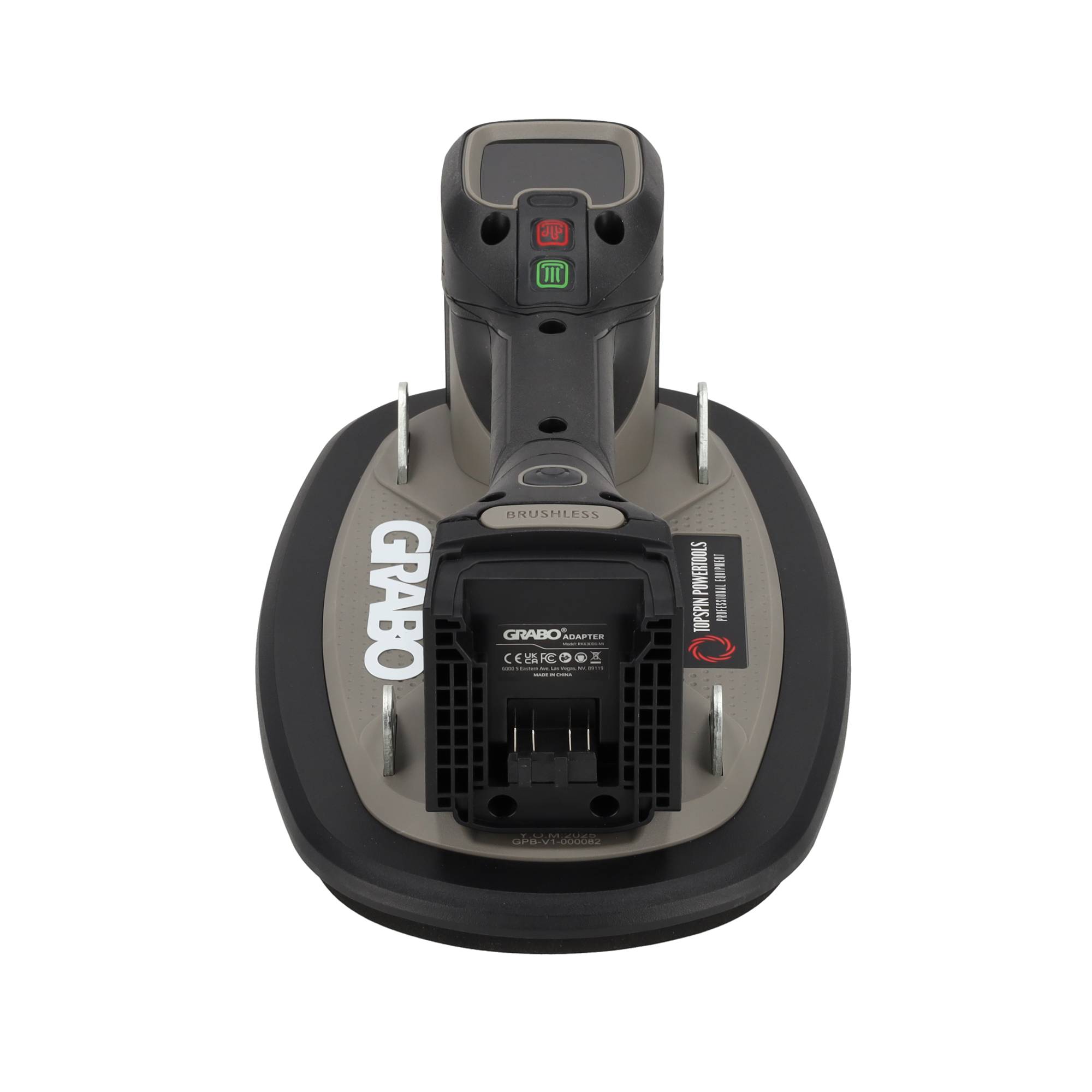 Adapterplatte Milwaukee Akku auf Nemo Grabo PRO BRUSHLESS