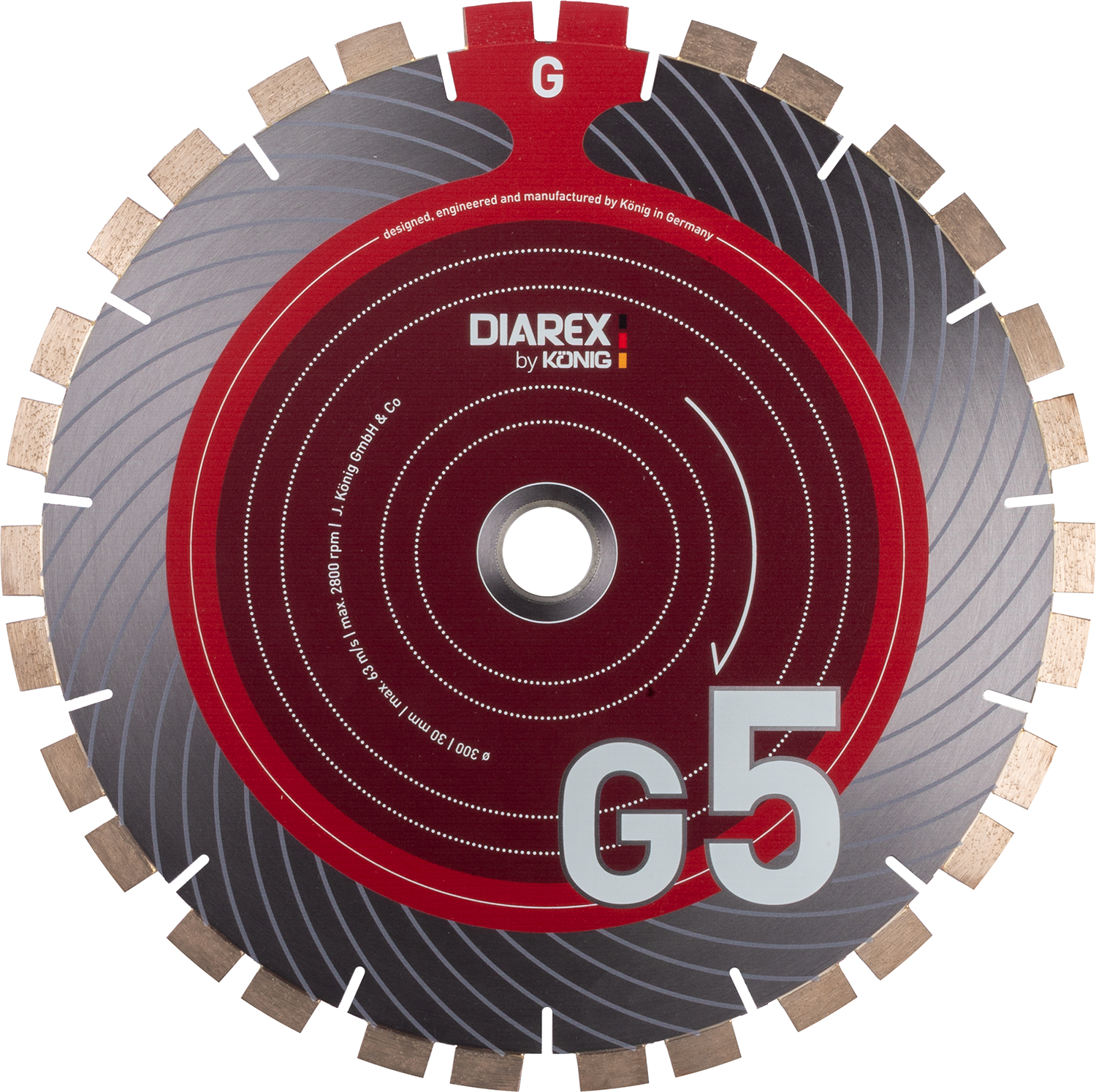 DIAREX Trennscheibe G5 ø 300 mm | Bohrung 30/25,4 mm