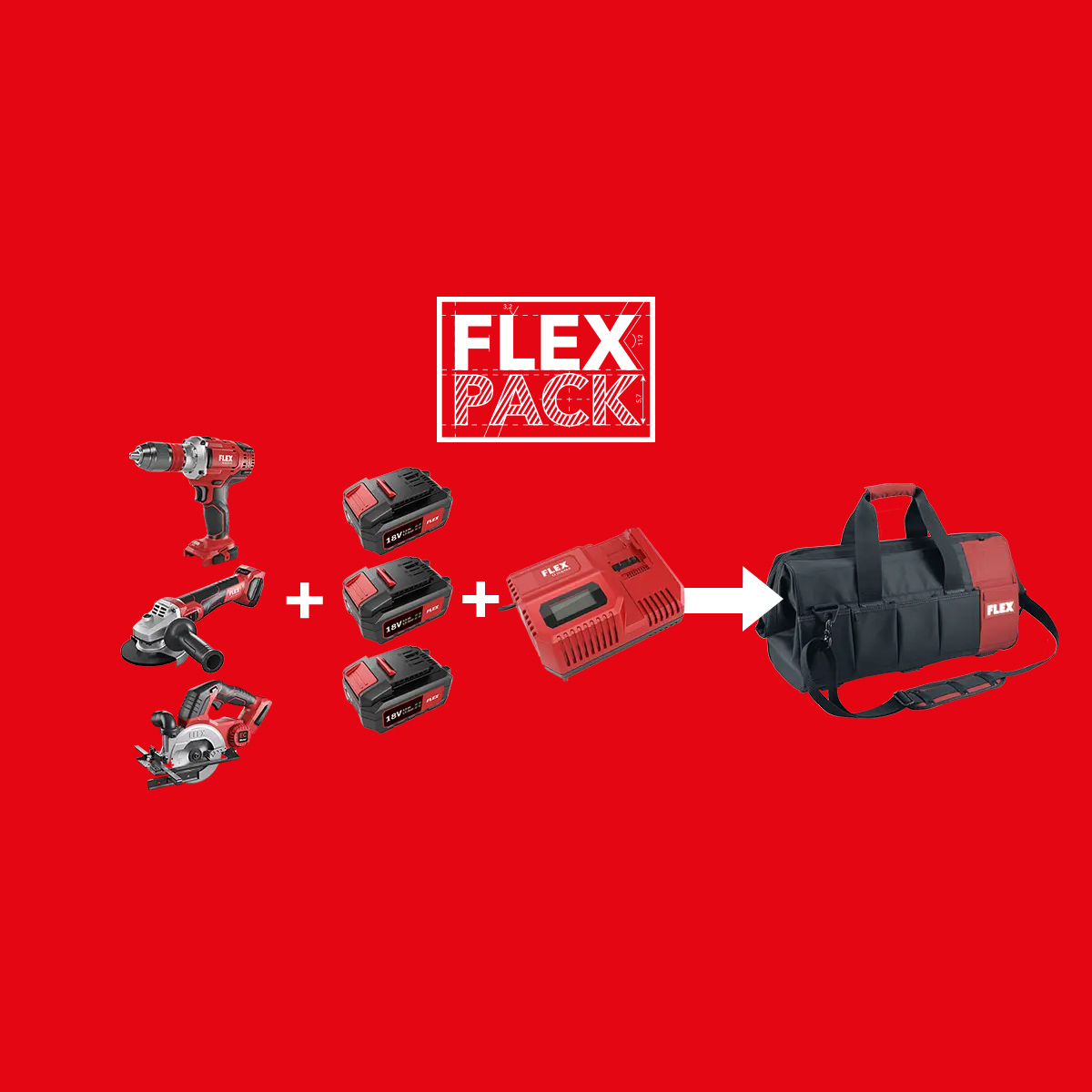 FLEXPACK die ultimative Akku-Aktion